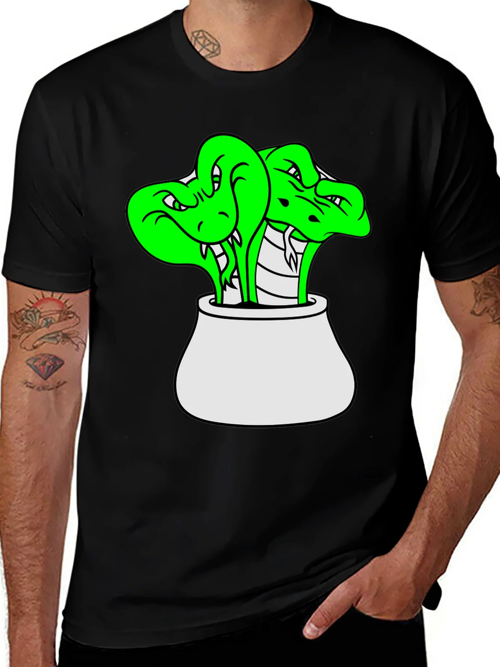 Cobra Pot T-Shirt - Mens Black Tee product image 1