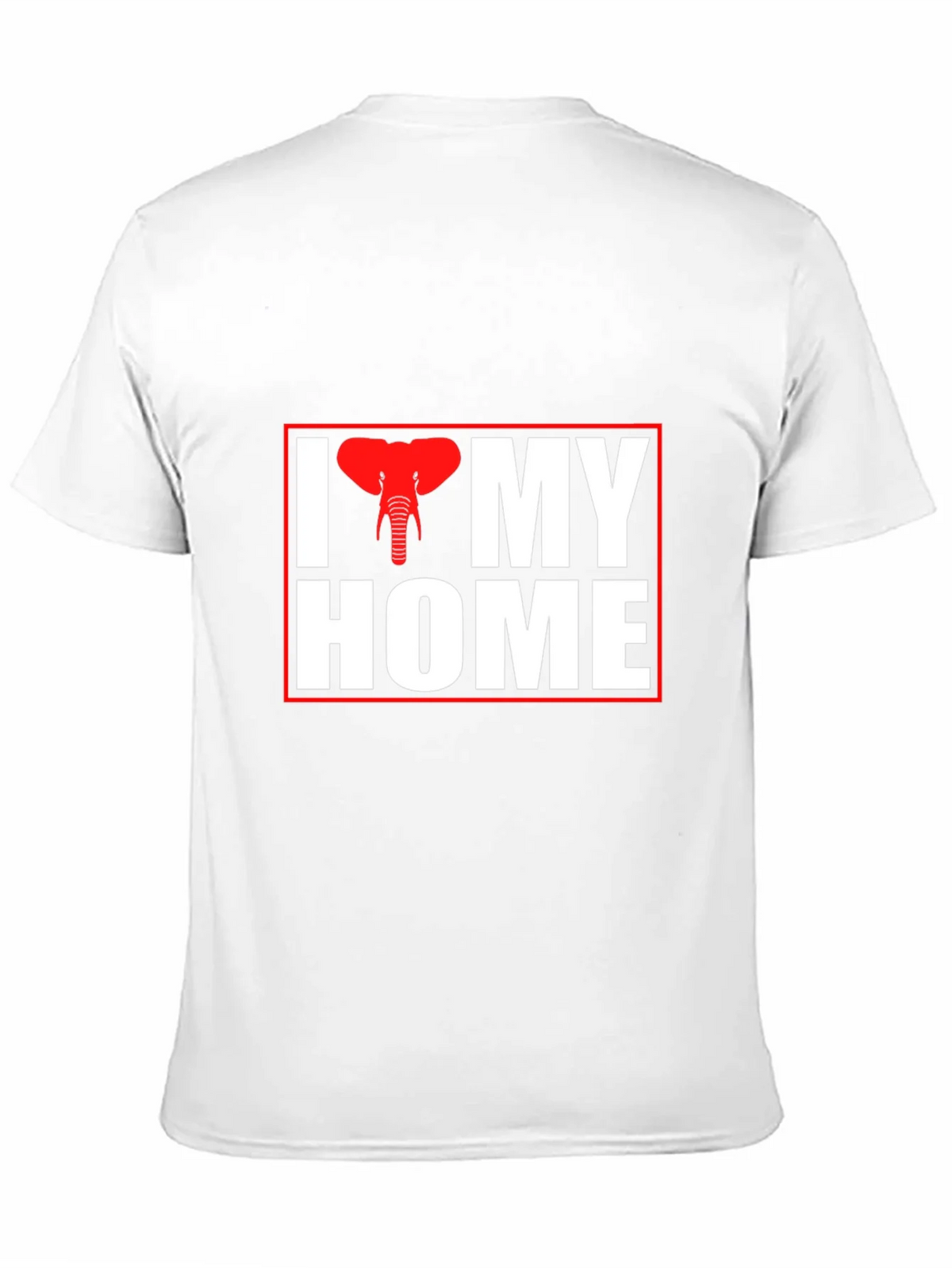 I Elephant My Home Black T-Shirt product image 10