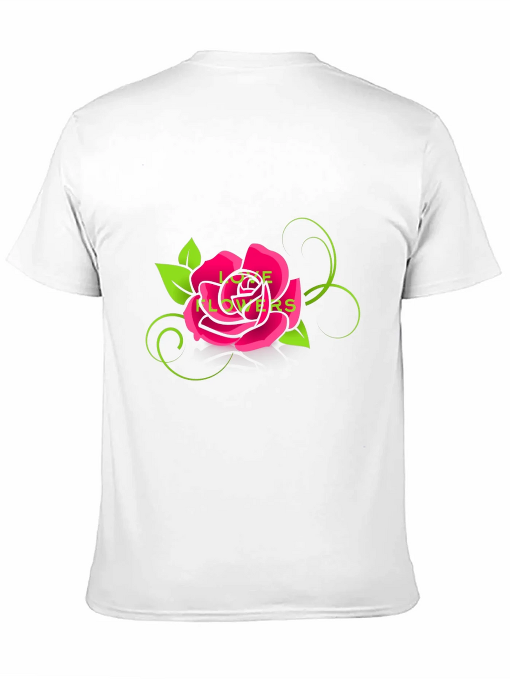 Love Flowers Rose Graphic Tee - Black product image 4