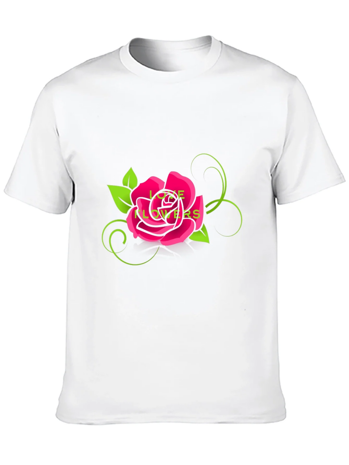 Love Flowers Rose Graphic Tee - Black product image 3