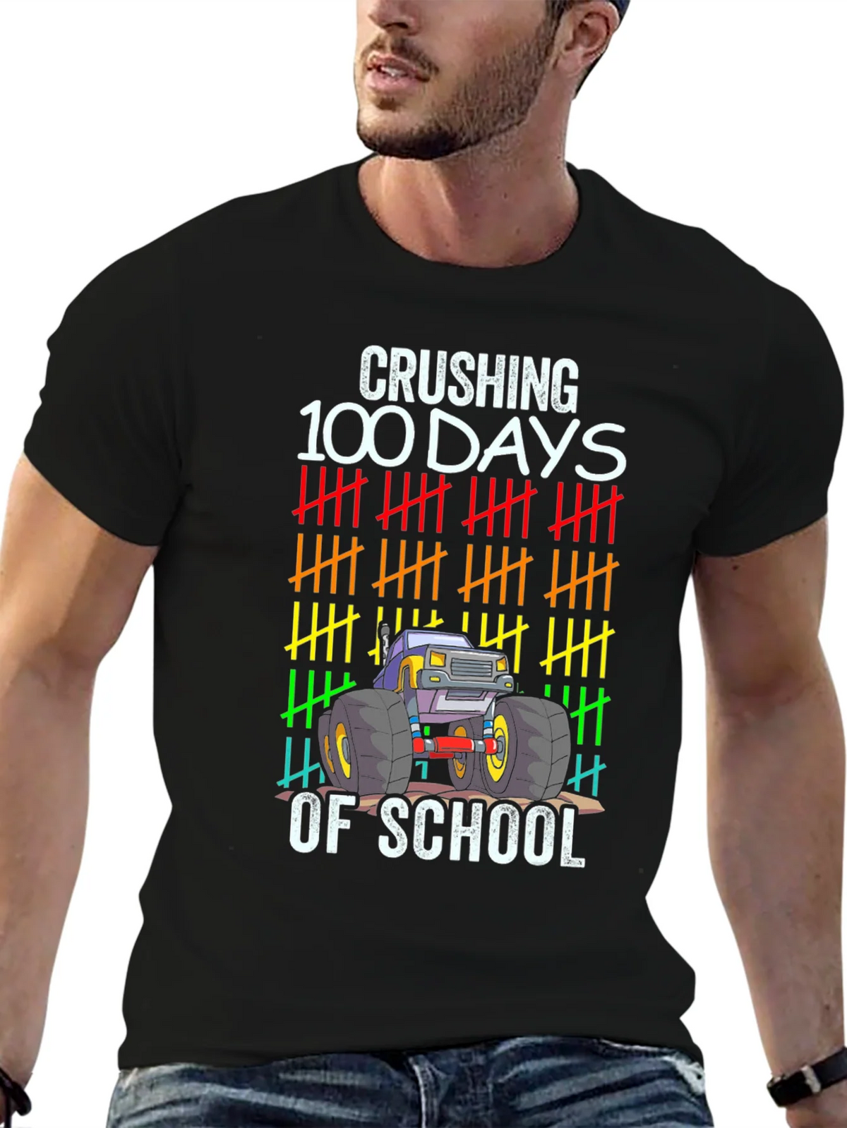 Crushing 100 Days Of School T-Shirt product image 6