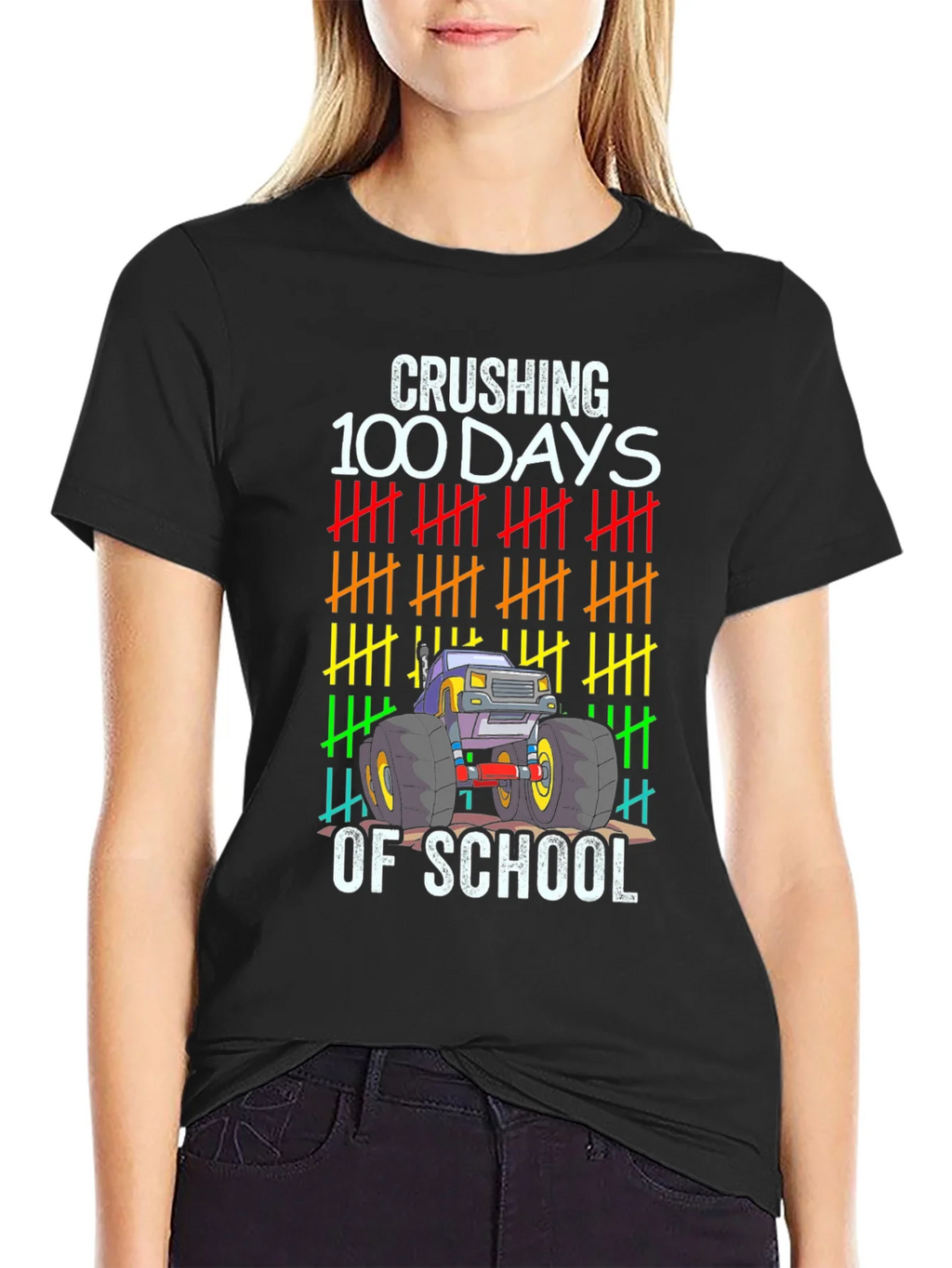 Crushing 100 Days Of School T-Shirt product image 2