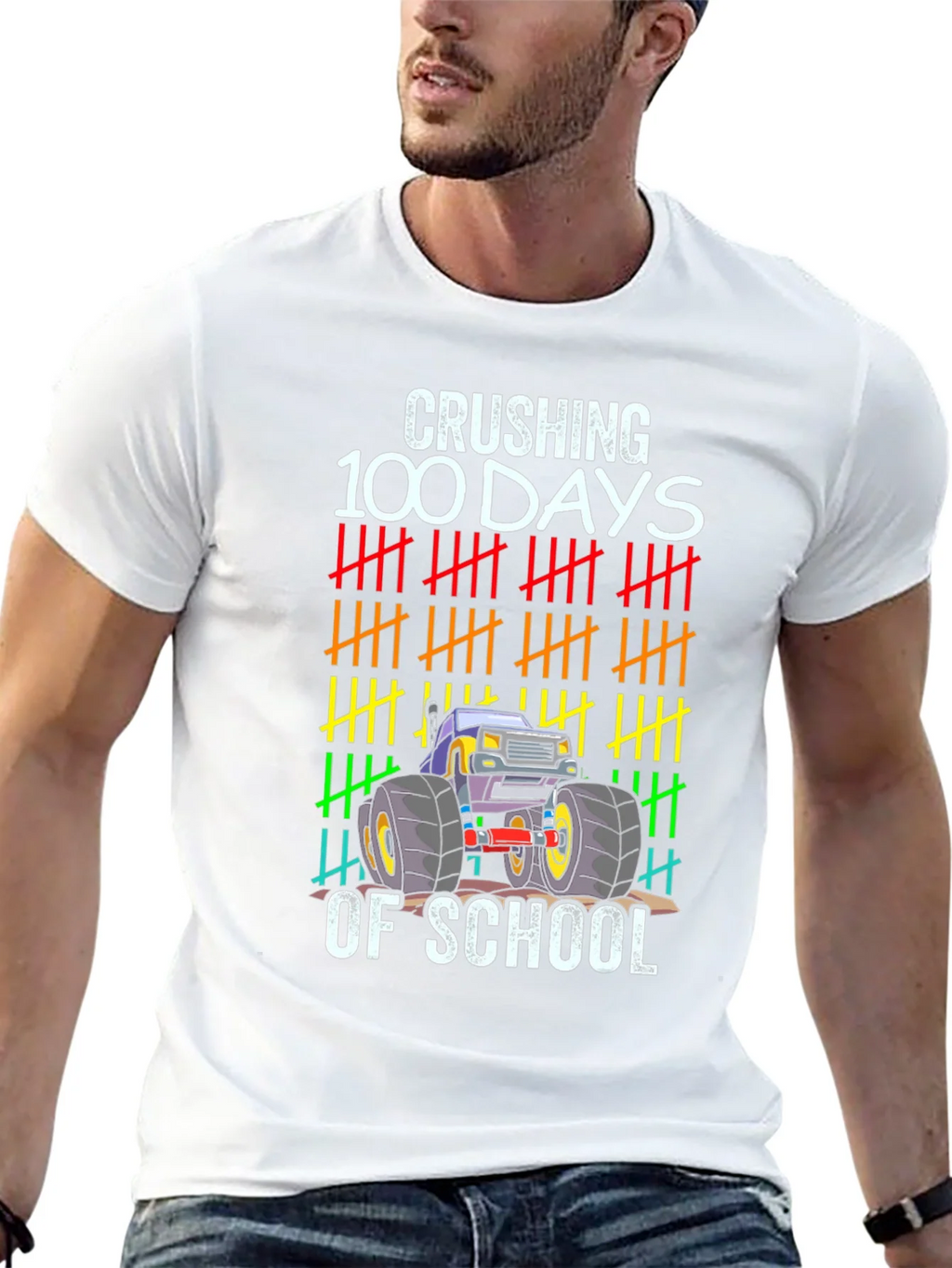 Crushing 100 Days Of School T-Shirt product image 12