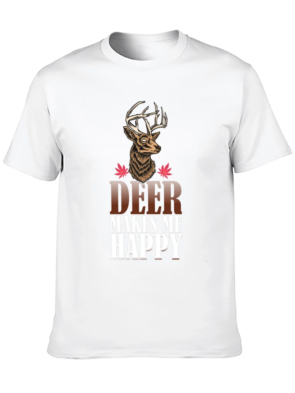 Deer Makes Me Happy Graphic Tee product image 9