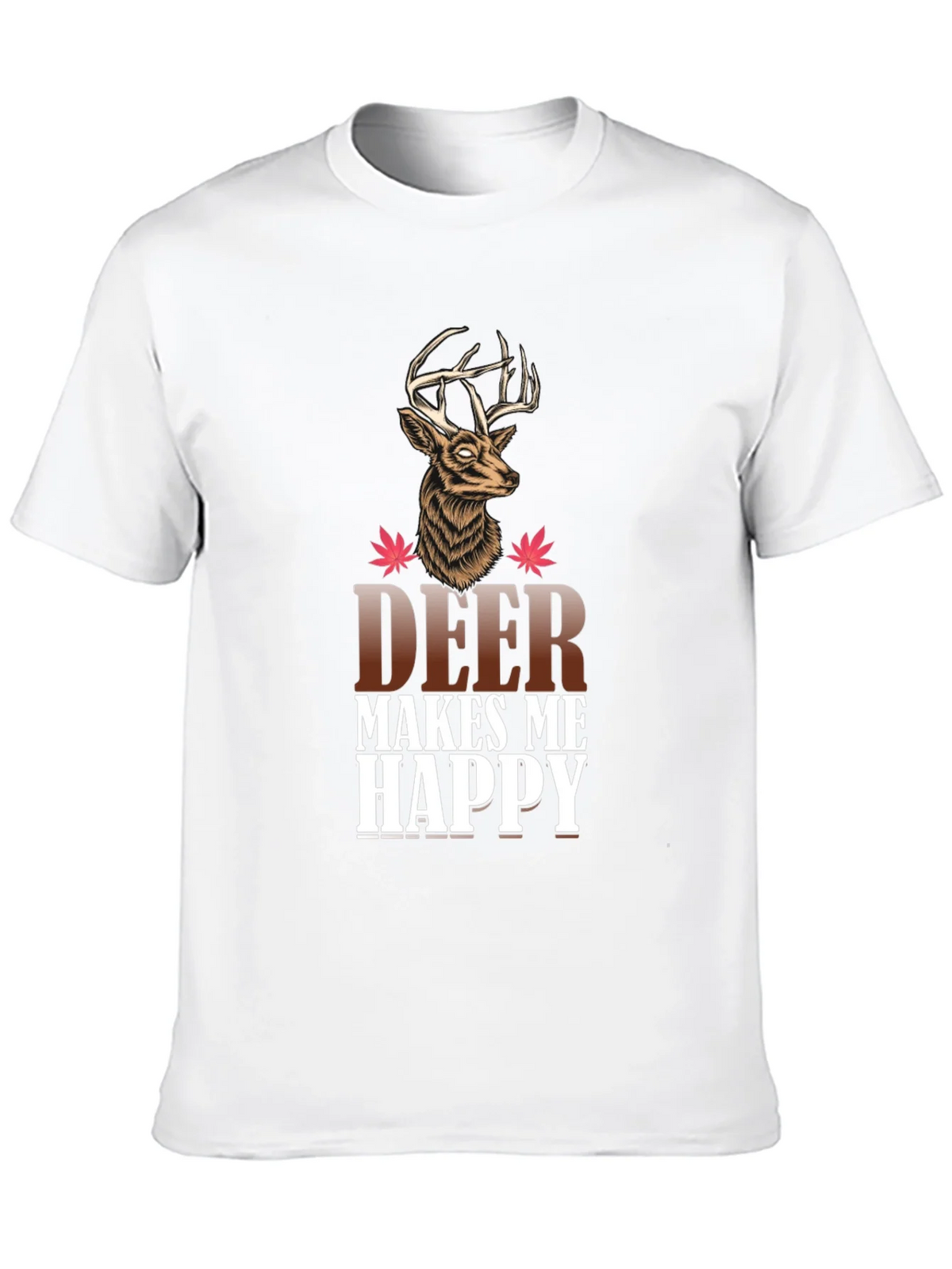 Deer Makes Me Happy Graphic Tee product image 9