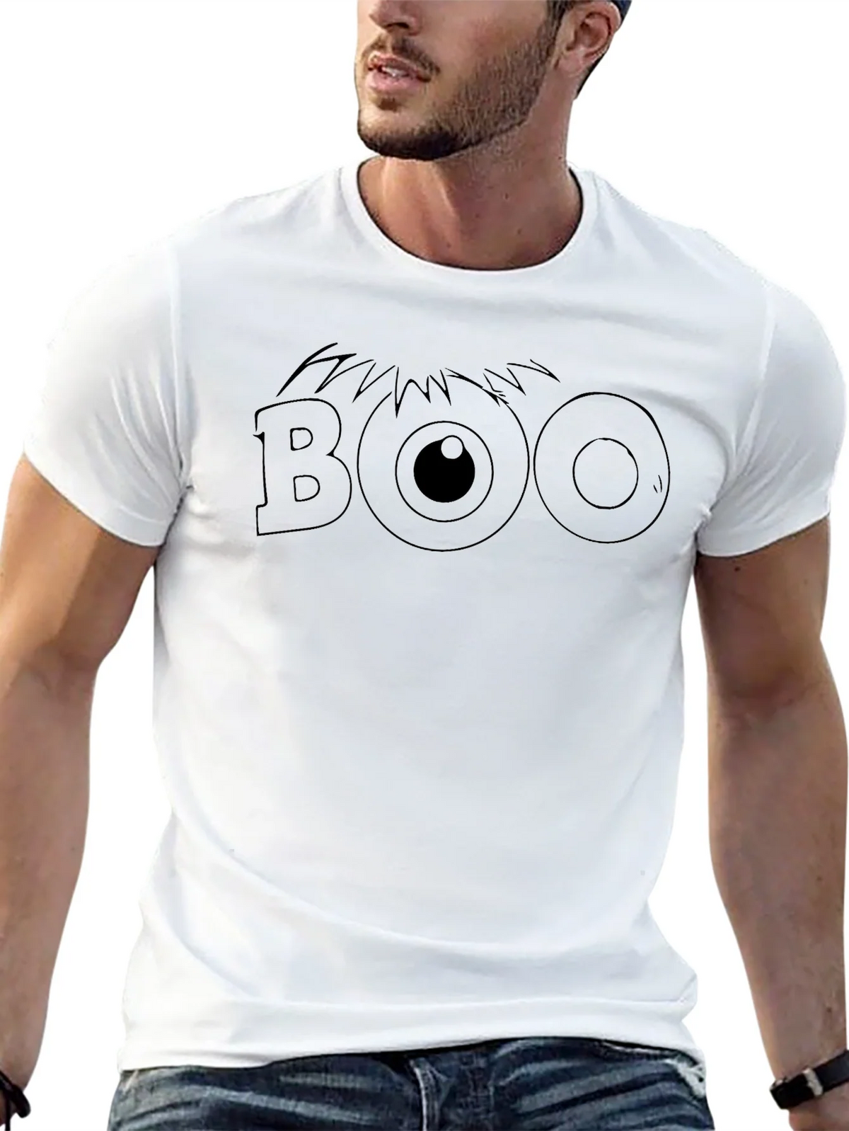 Boo Monster Eye Graphic Tee - Halloween Apparel product image 10