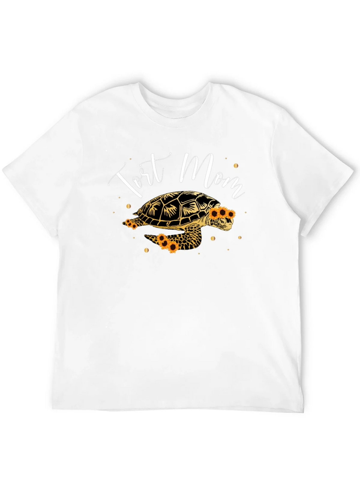 Tort Mom Sunflower Turtle Graphic Tee product image 10