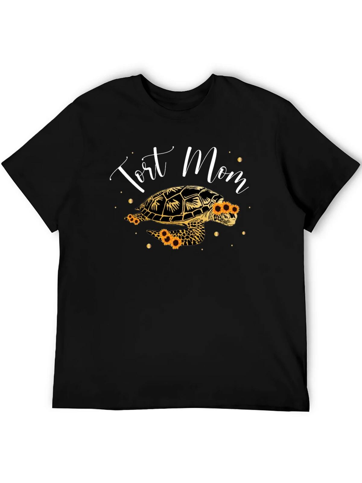 Tort Mom Sunflower Turtle Graphic Tee product image 5