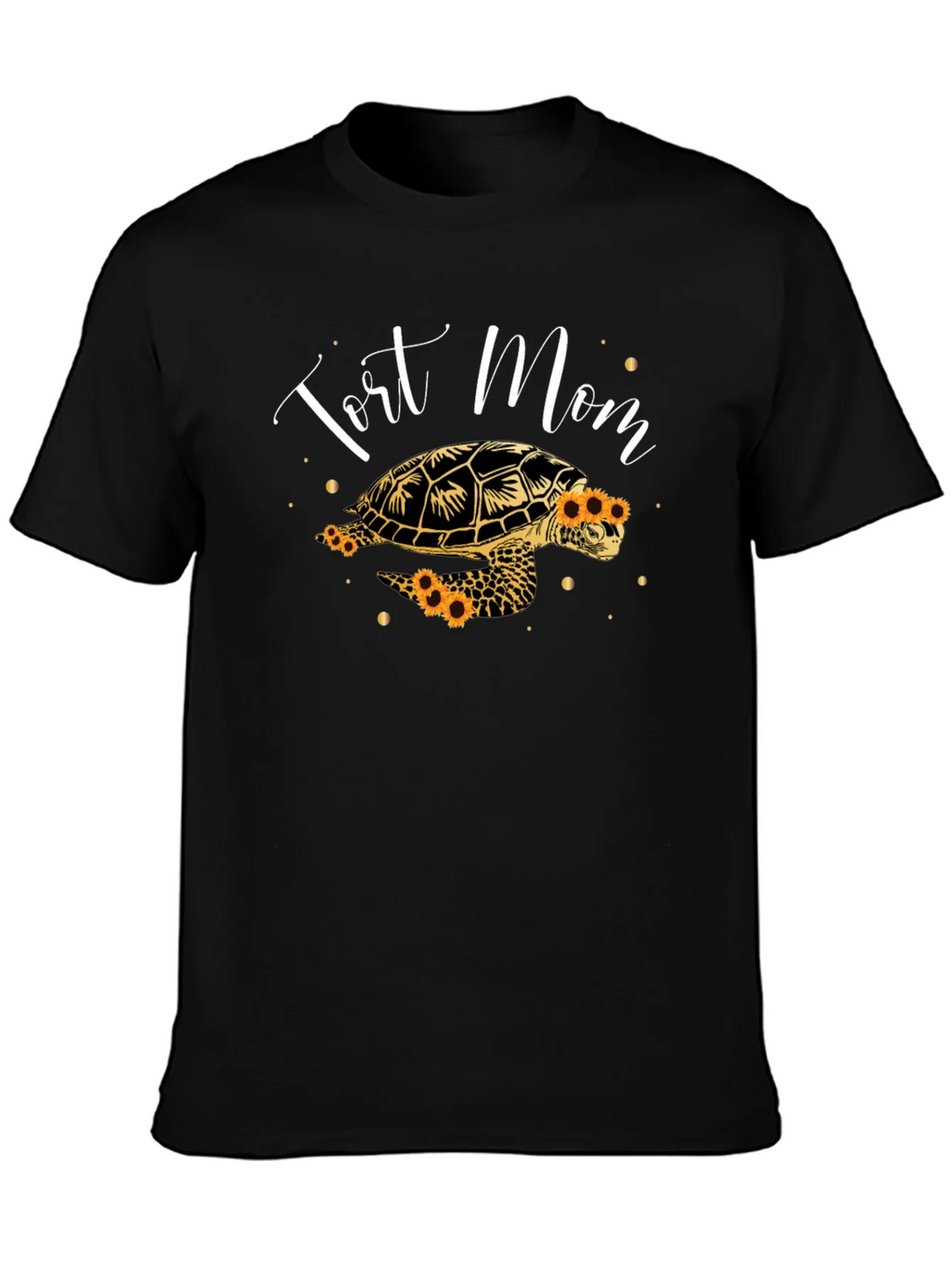 Tort Mom Sunflower Turtle Graphic Tee product image 3