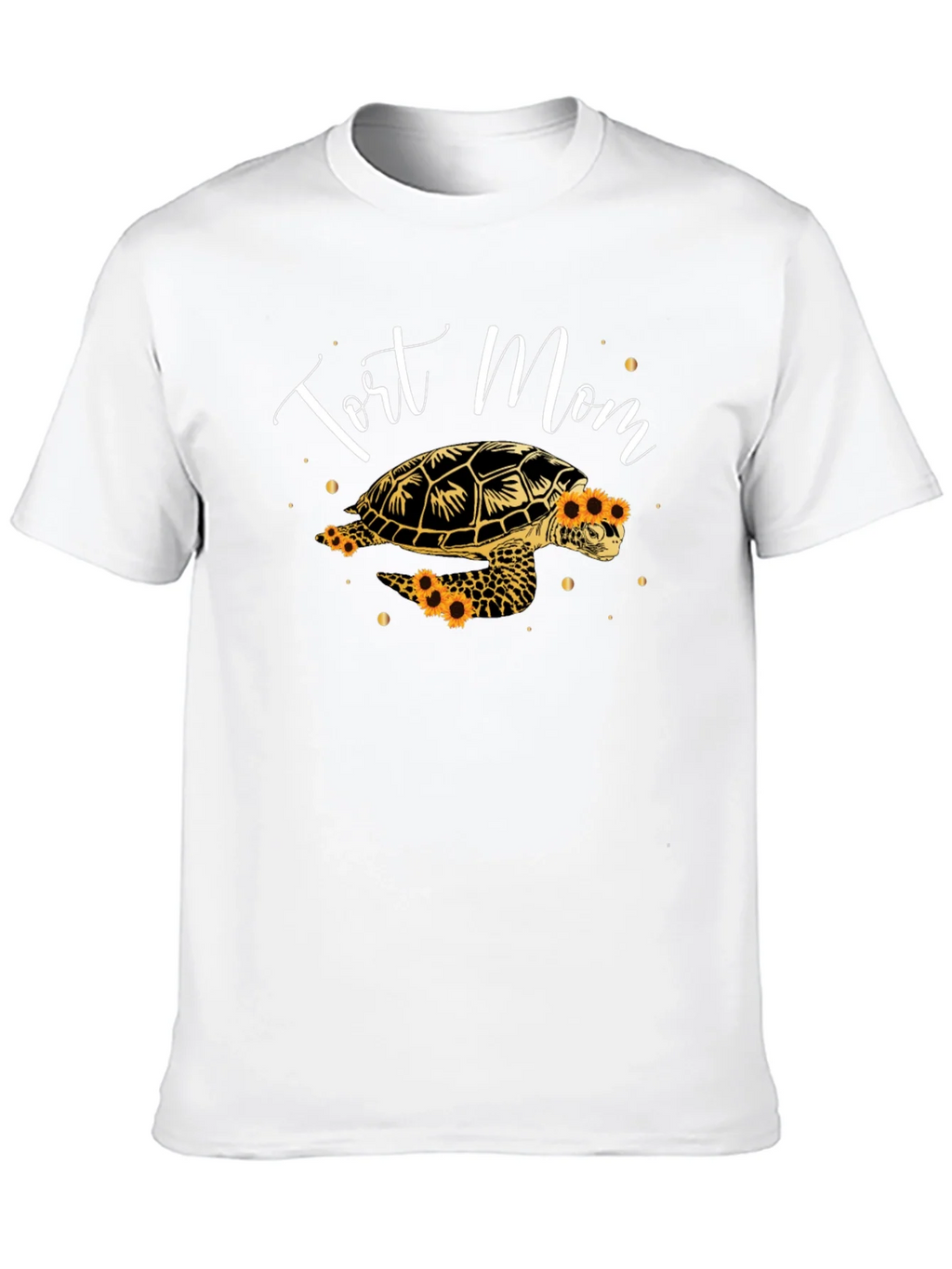 Tort Mom Sunflower Turtle Graphic Tee product image 8