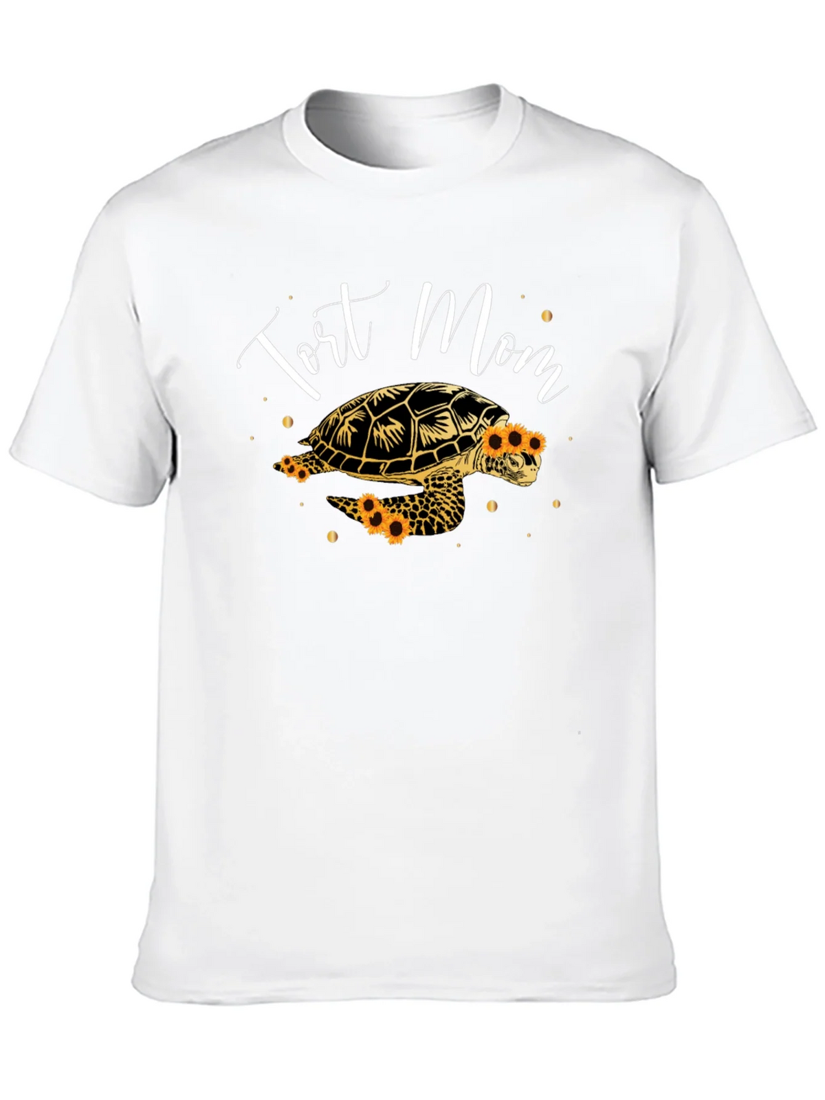 Tort Mom Sunflower Turtle Graphic Tee product image 8