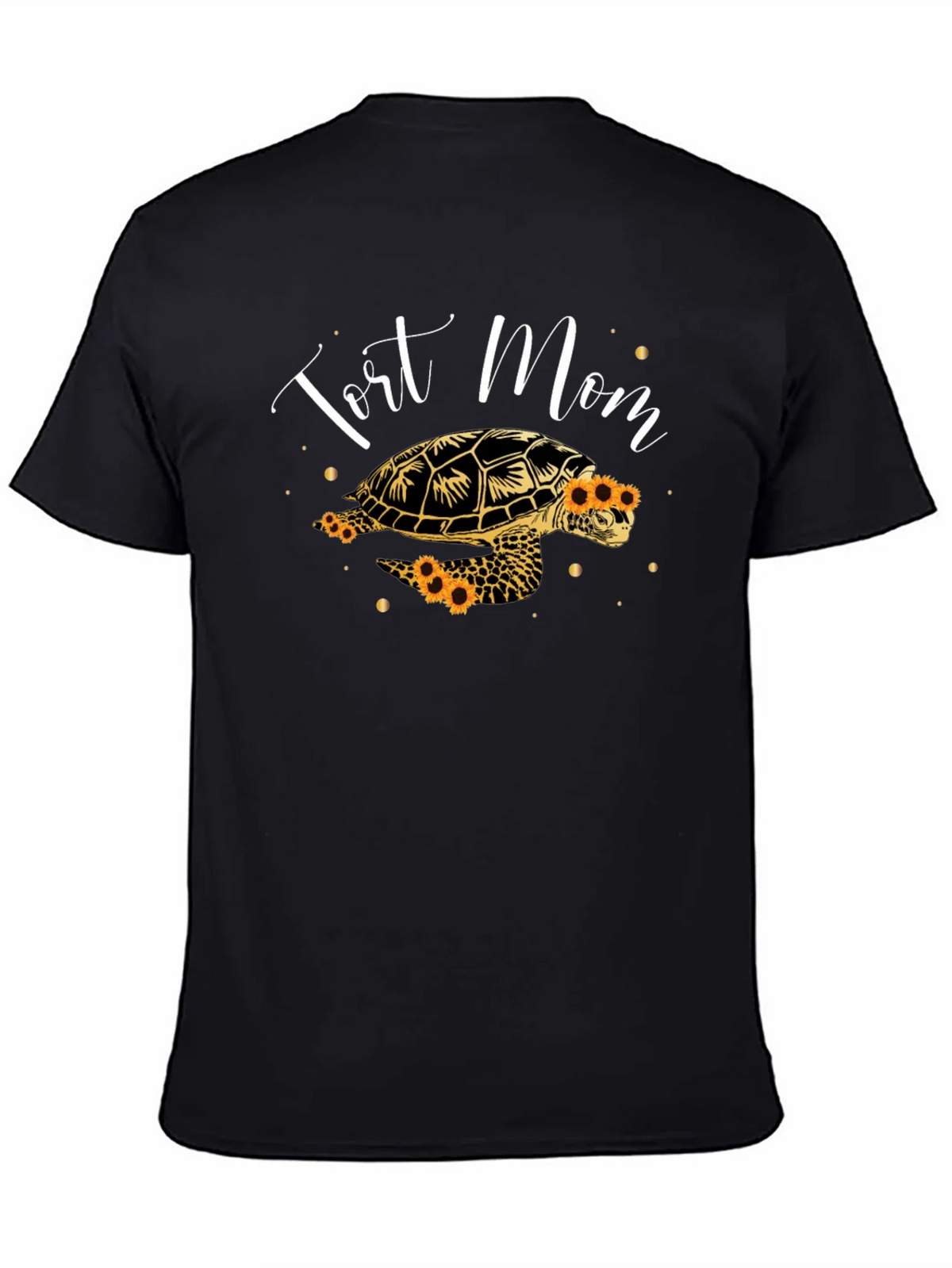 Tort Mom Sunflower Turtle Graphic Tee product image 4
