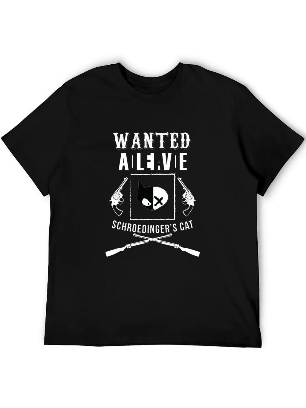 Wanted Alive Schrödingers Cat Graphic Tee product image 5