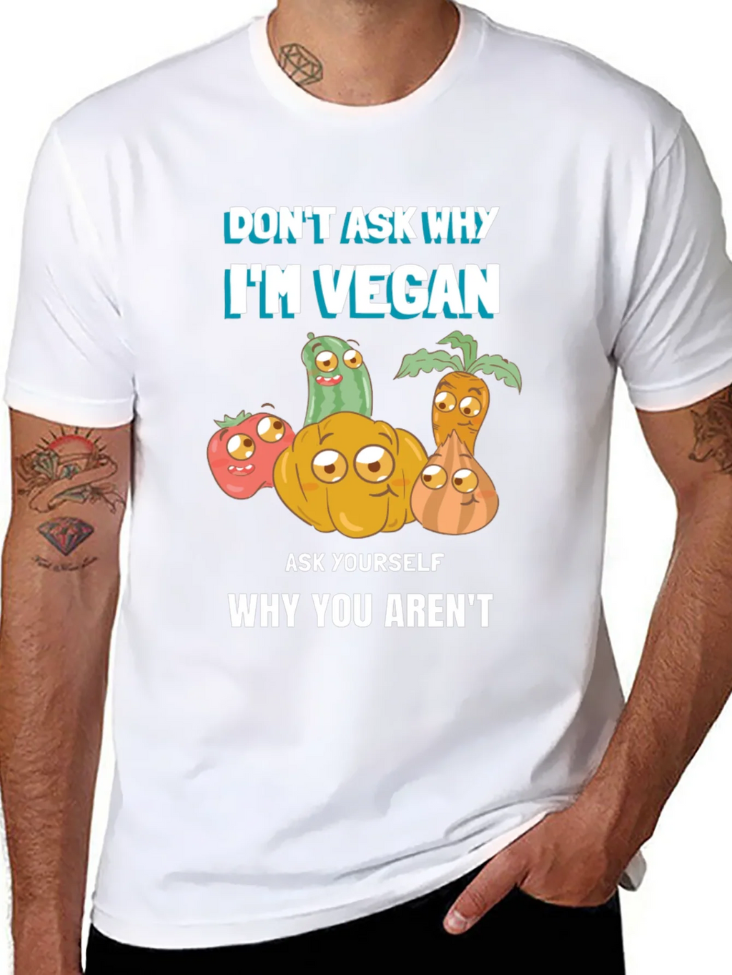 Vegan T-Shirt - Dont Ask Why Be product image 7