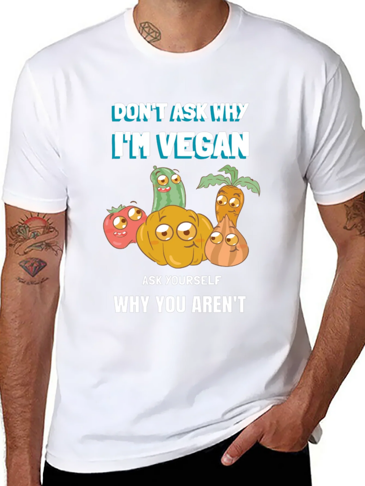 Vegan T-Shirt - Dont Ask Why Be product image 7