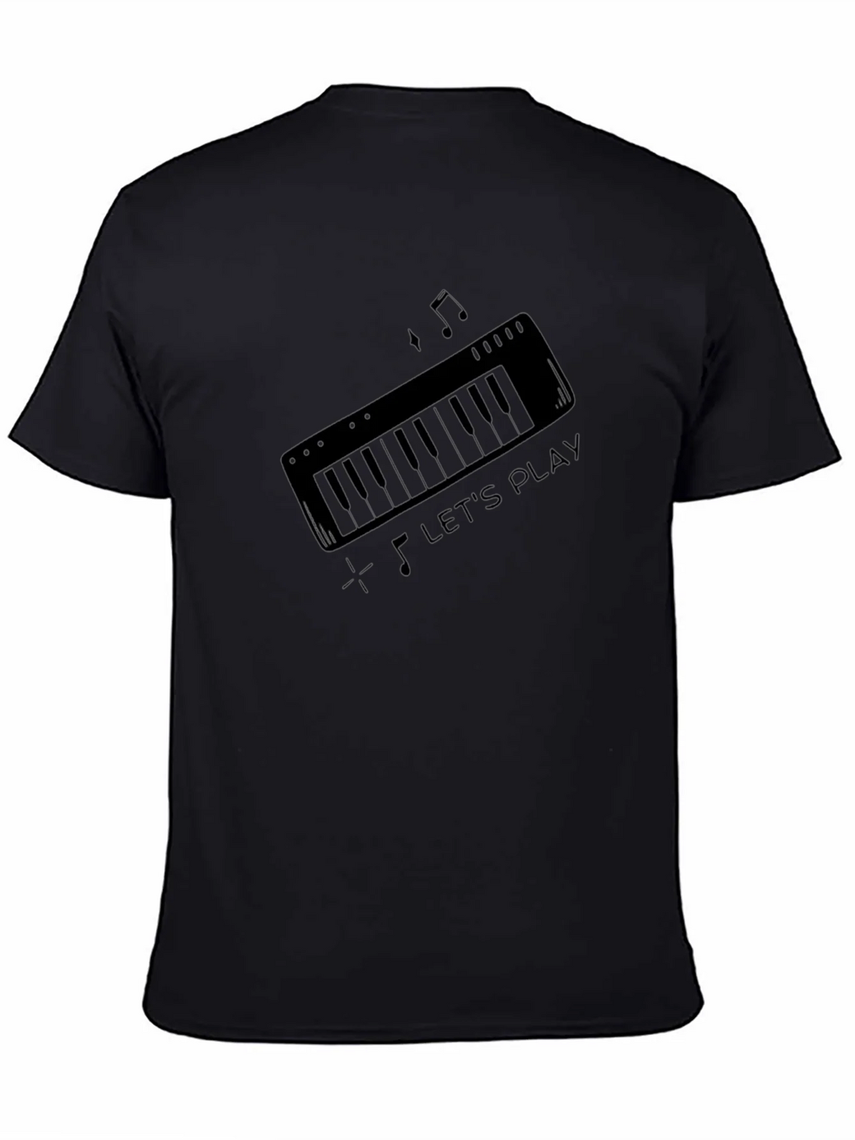 Lets Play Keyboard Graphic T-Shirt product image 4