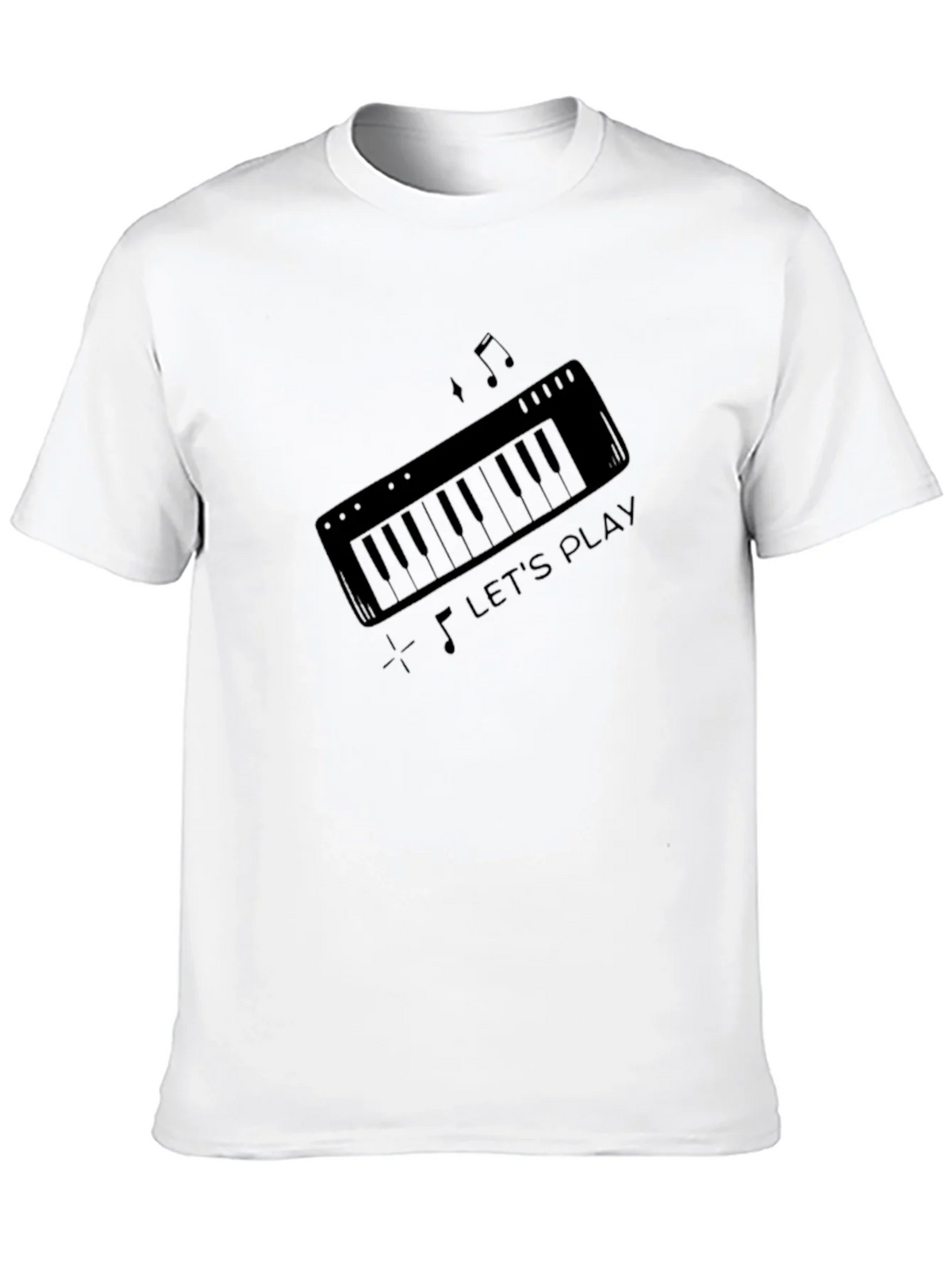Lets Play Keyboard Graphic T-Shirt product image 9
