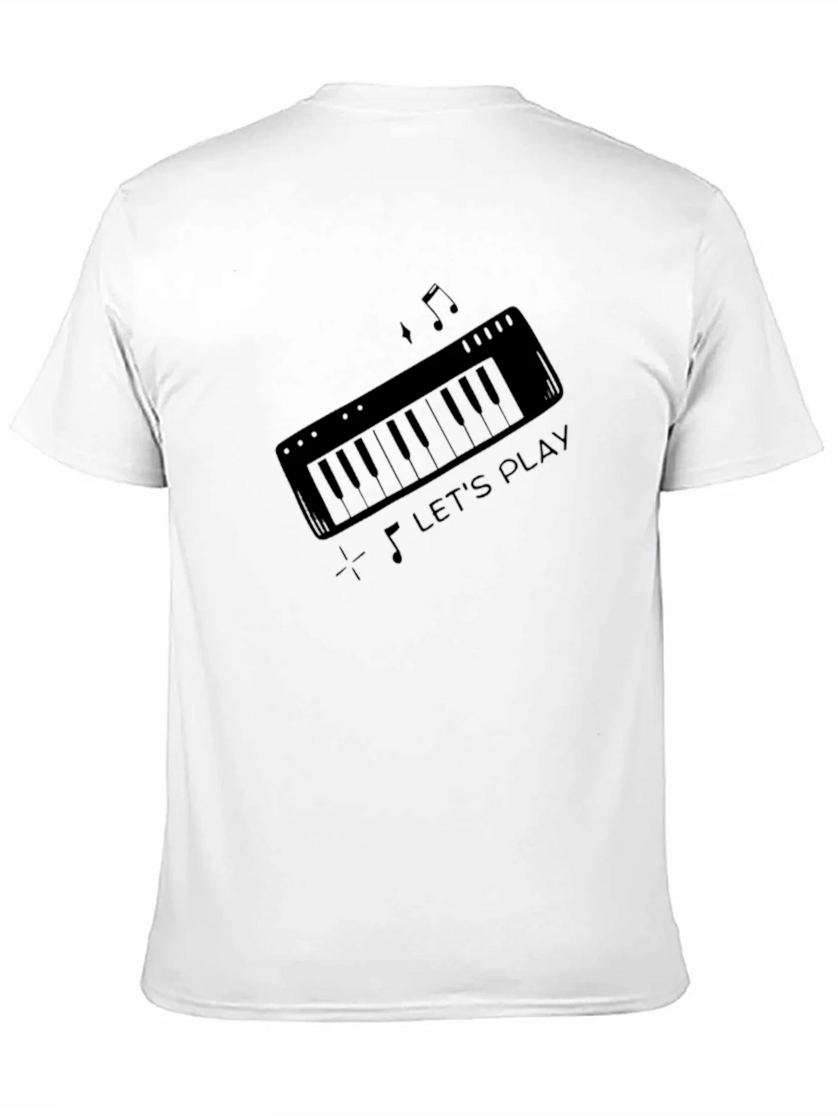Lets Play Keyboard Graphic T-Shirt product image 10