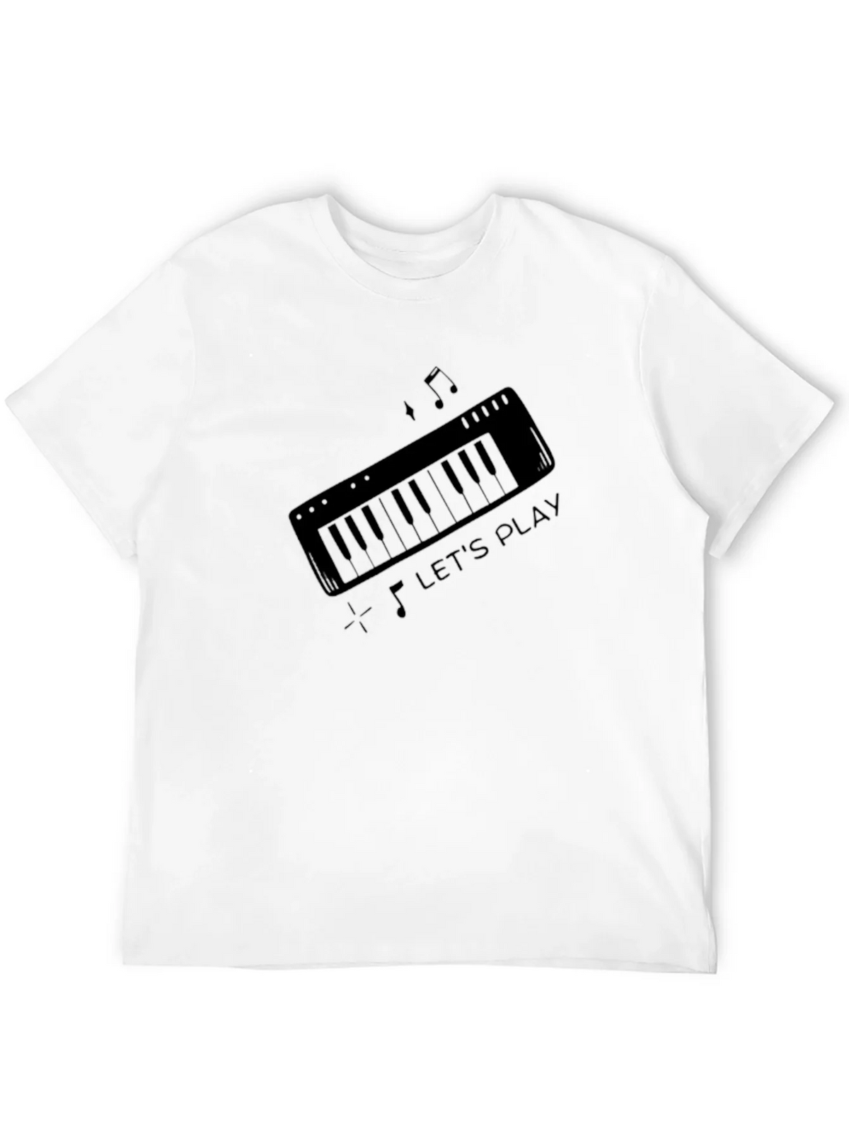 Lets Play Keyboard Graphic T-Shirt product image 11