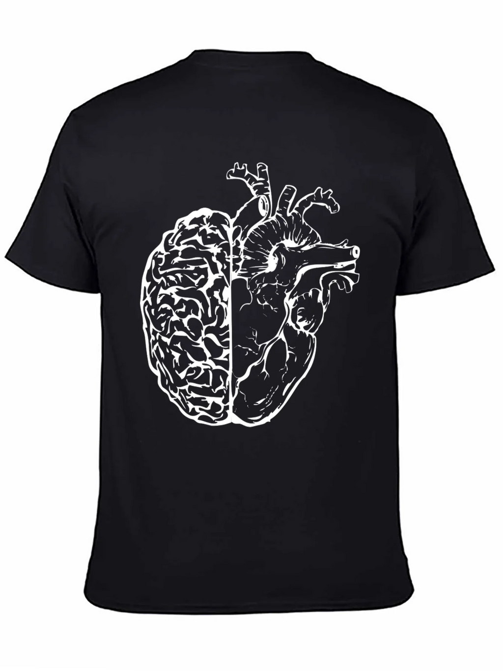 Anatomical Brain Heart T-Shirt - Unique Design product image 4