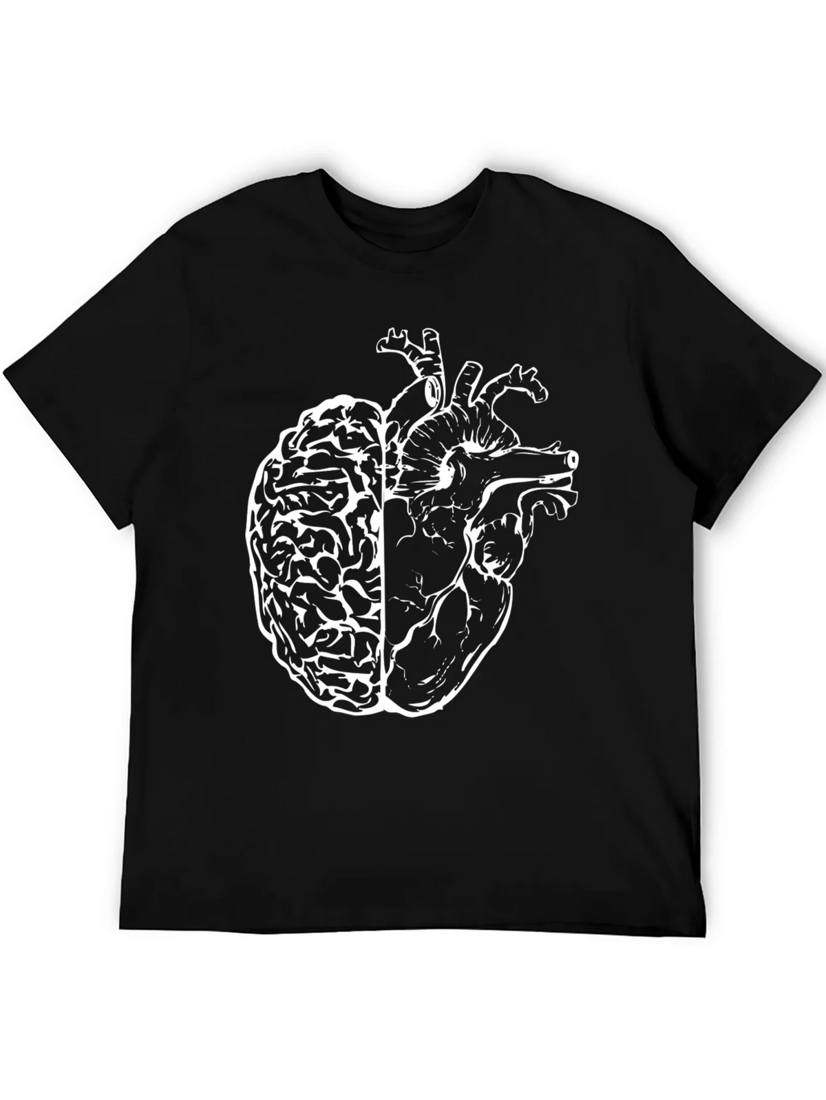Anatomical Brain Heart T-Shirt - Unique Design product image 5