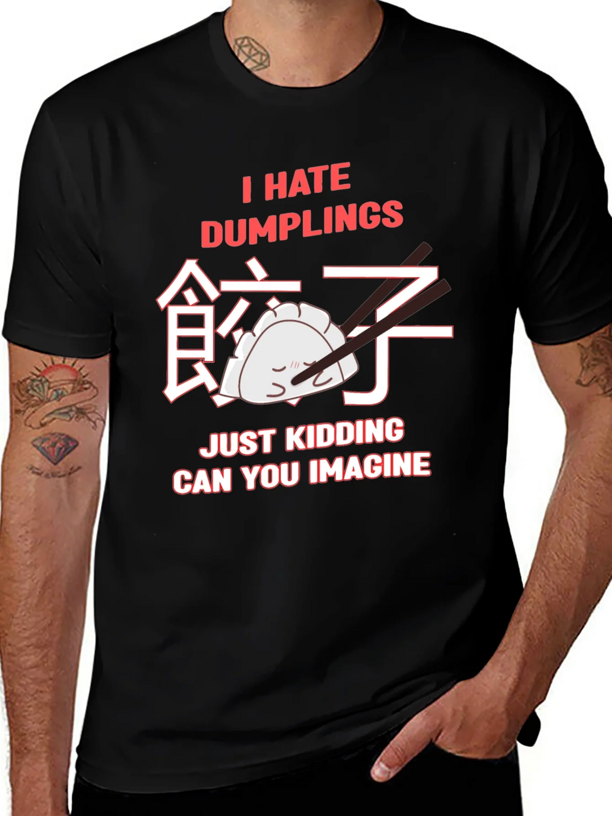 I Hate Dumplings Graphic T-Shirt product image 1
