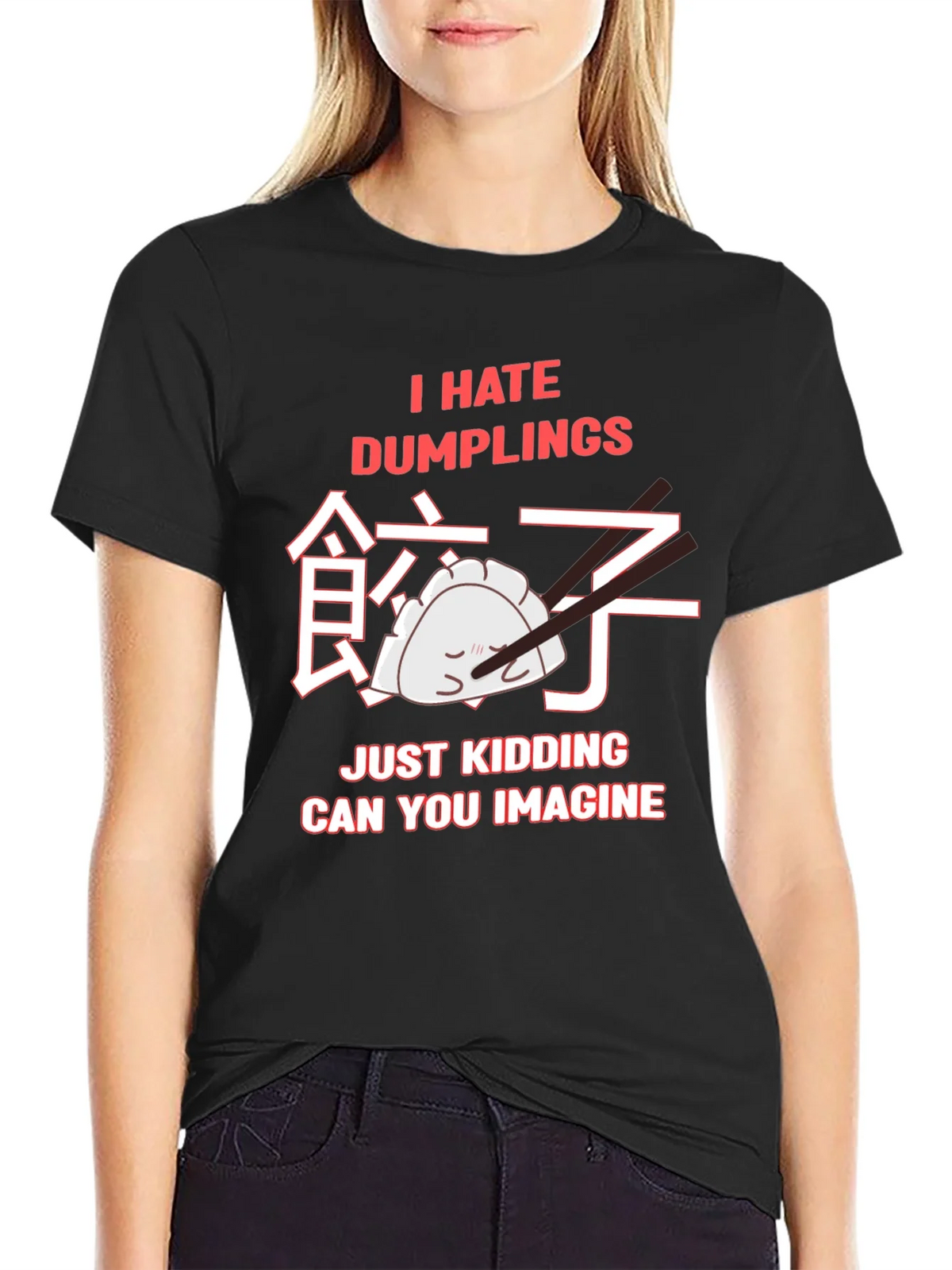 I Hate Dumplings Graphic T-Shirt product image 2