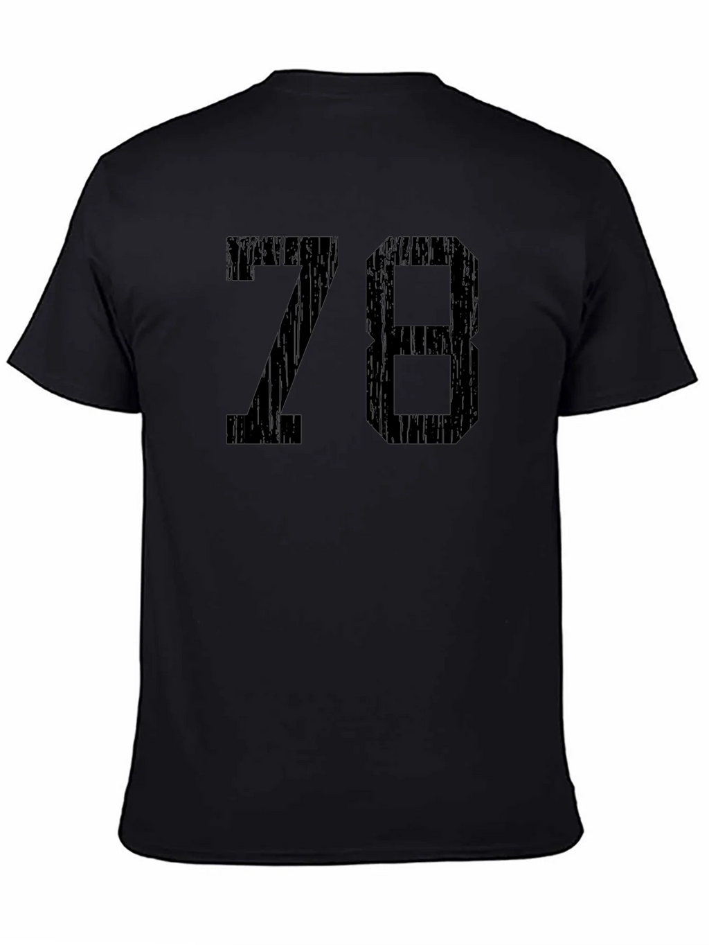 Retro Style 78 Graphic T-Shirt - Black product image 4