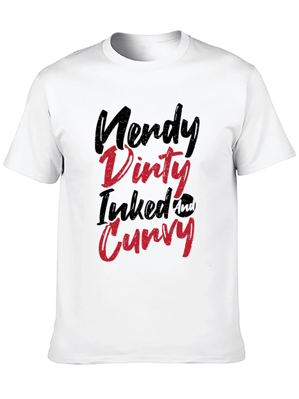 Nerdy Dirty Inked Curvy T-Shirt product image 6
