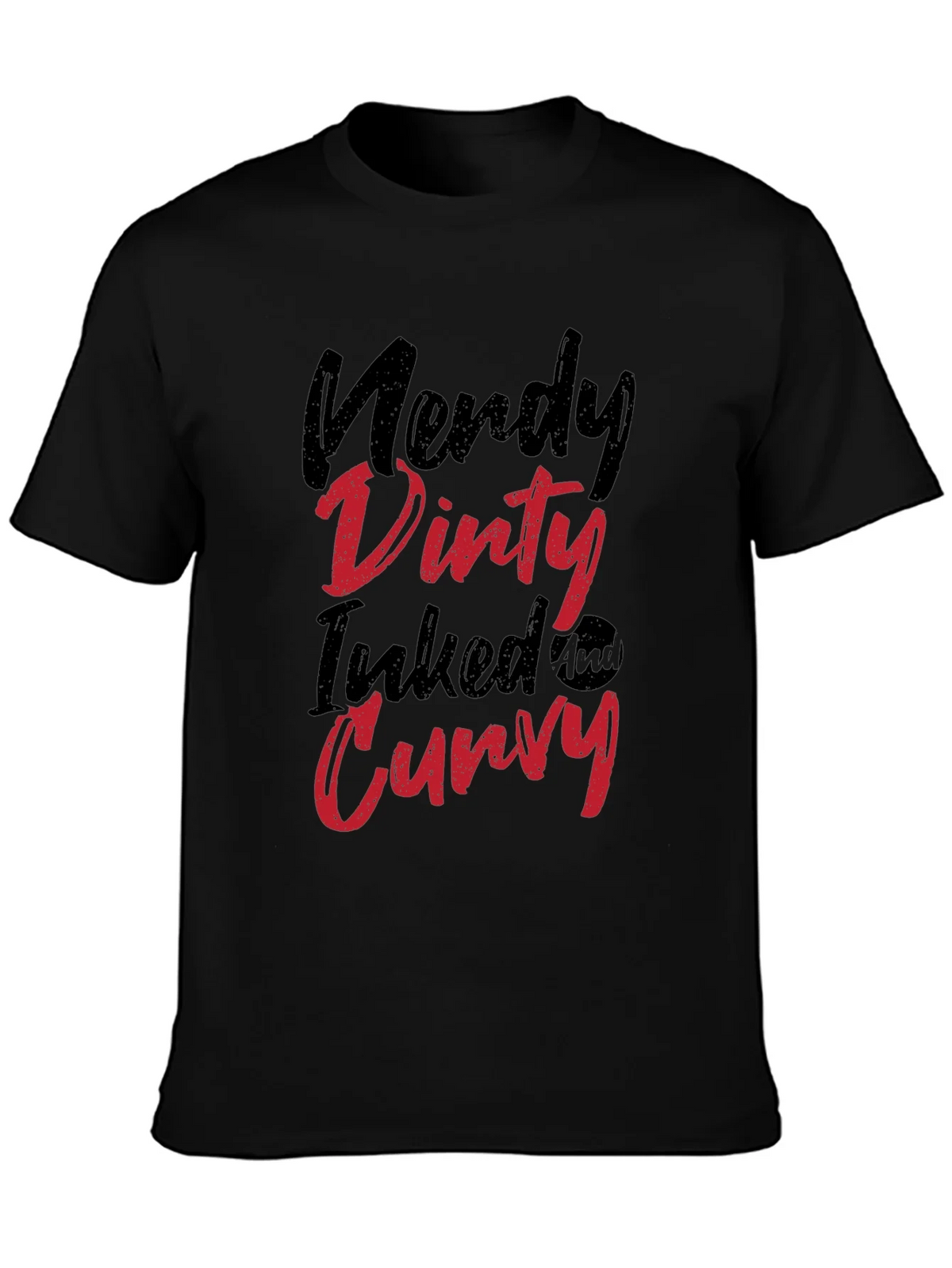 Nerdy Dirty Inked Curvy T-Shirt product image 3