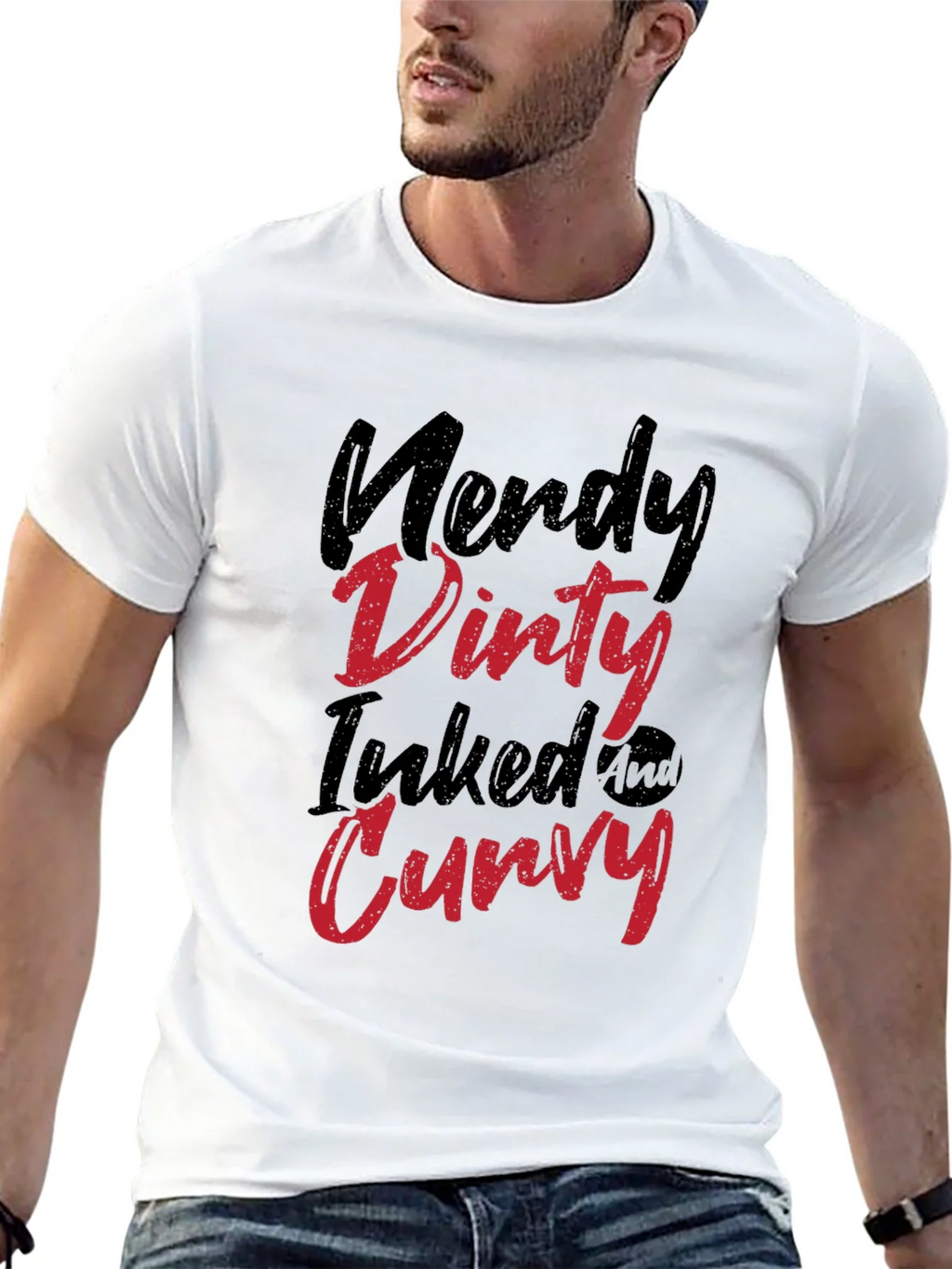 Nerdy Dirty Inked Curvy T-Shirt product image 8