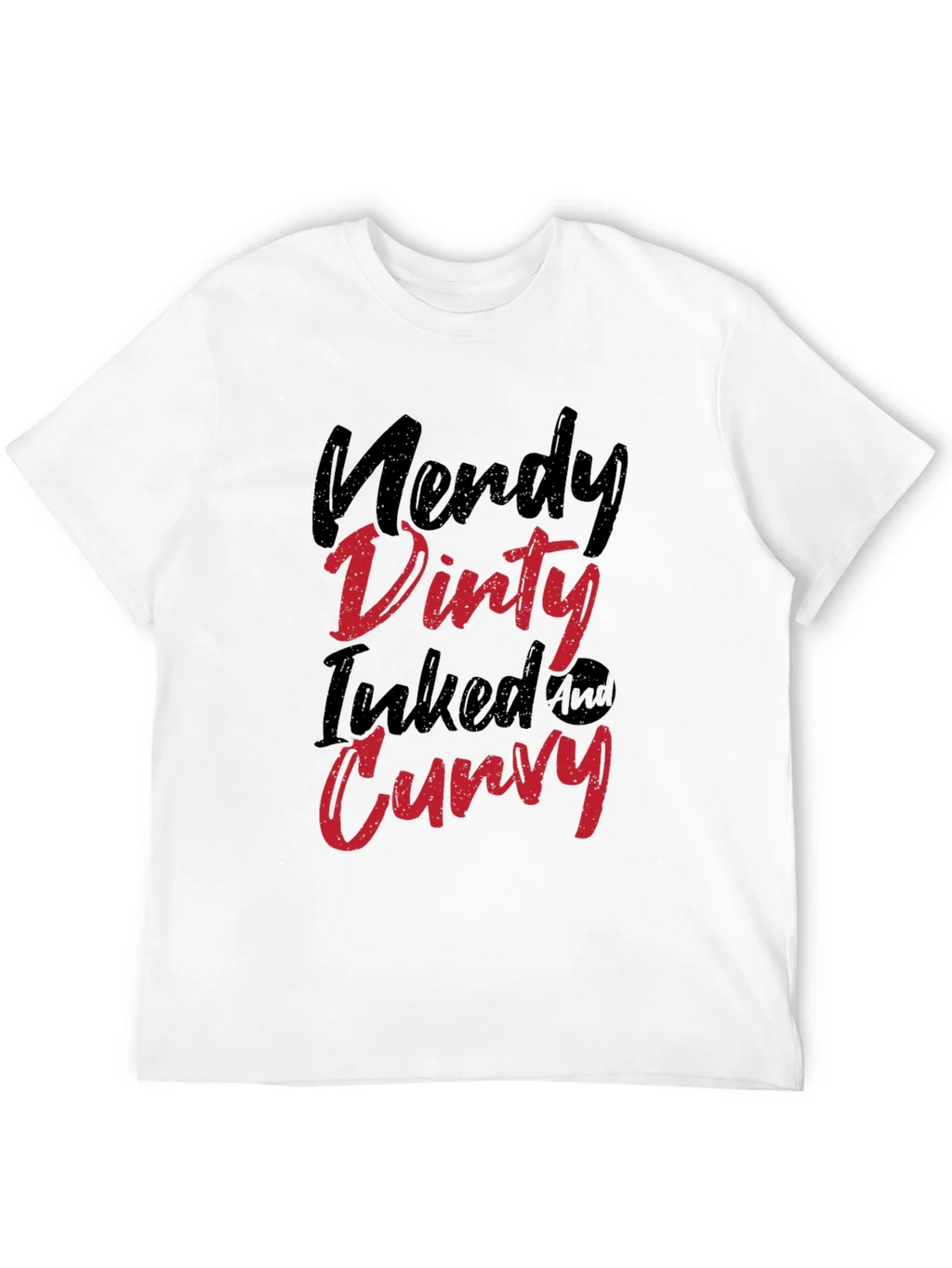 Nerdy Dirty Inked Curvy T-Shirt product image 7