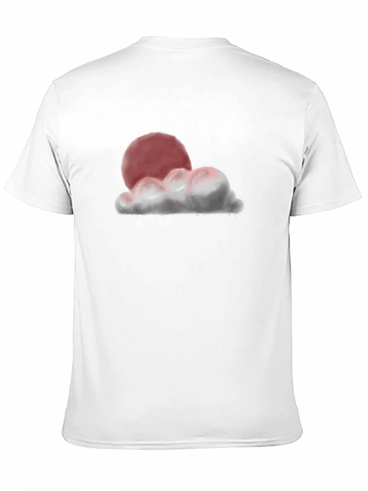 Sunset Cloud Graphic T-Shirt - Relaxed Fit Black Tee product image 8