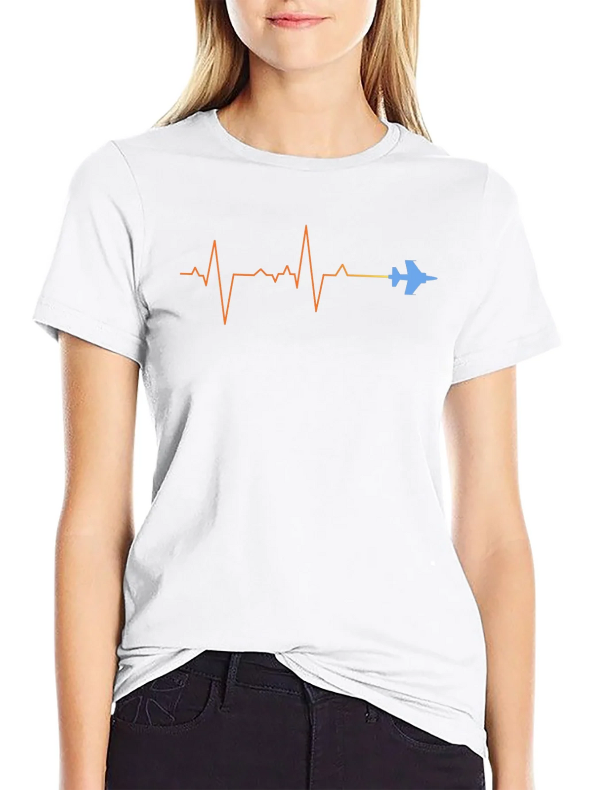 Pilots Heartbeat Tee - Aviation T-Shirt product image 8