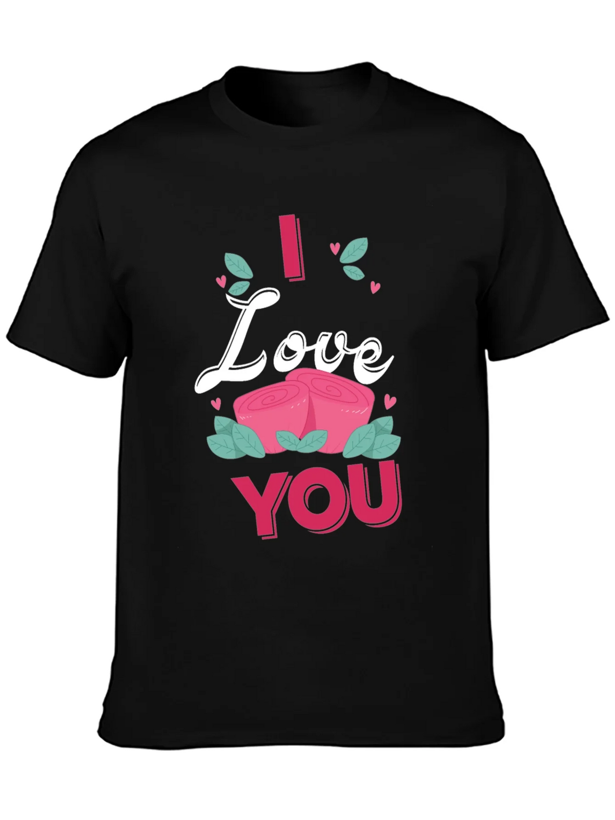 I Love You Roses Graphic Tee Shirt product image 3