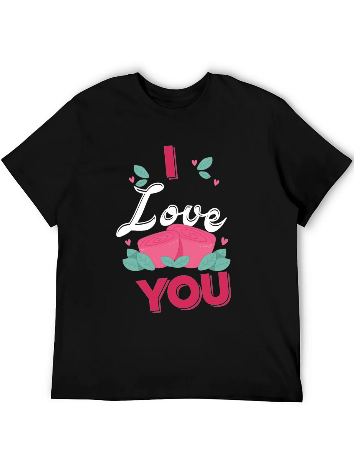 I Love You Roses Graphic Tee Shirt product image 5
