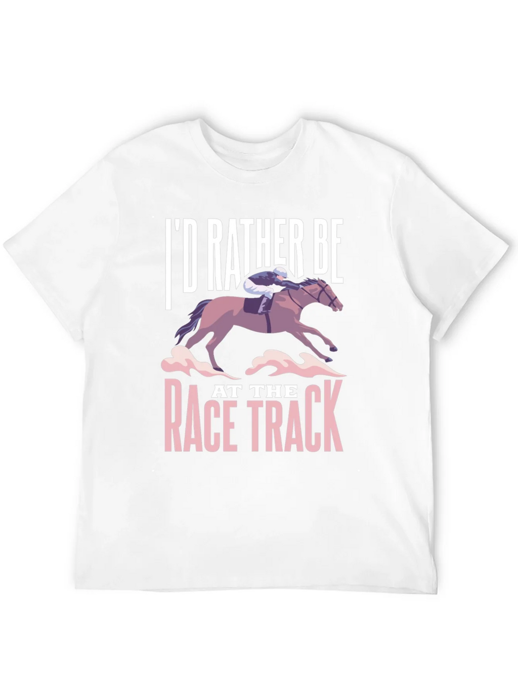 Id Rather Be At The Race Track T-Shirt product image 11