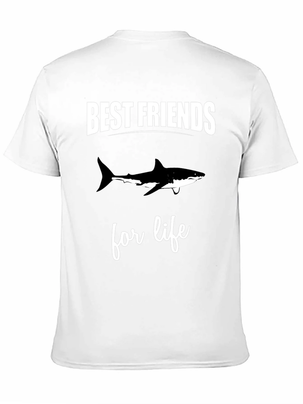 Best Friends Shark Tee - Black Cotton T-Shirt product image 10