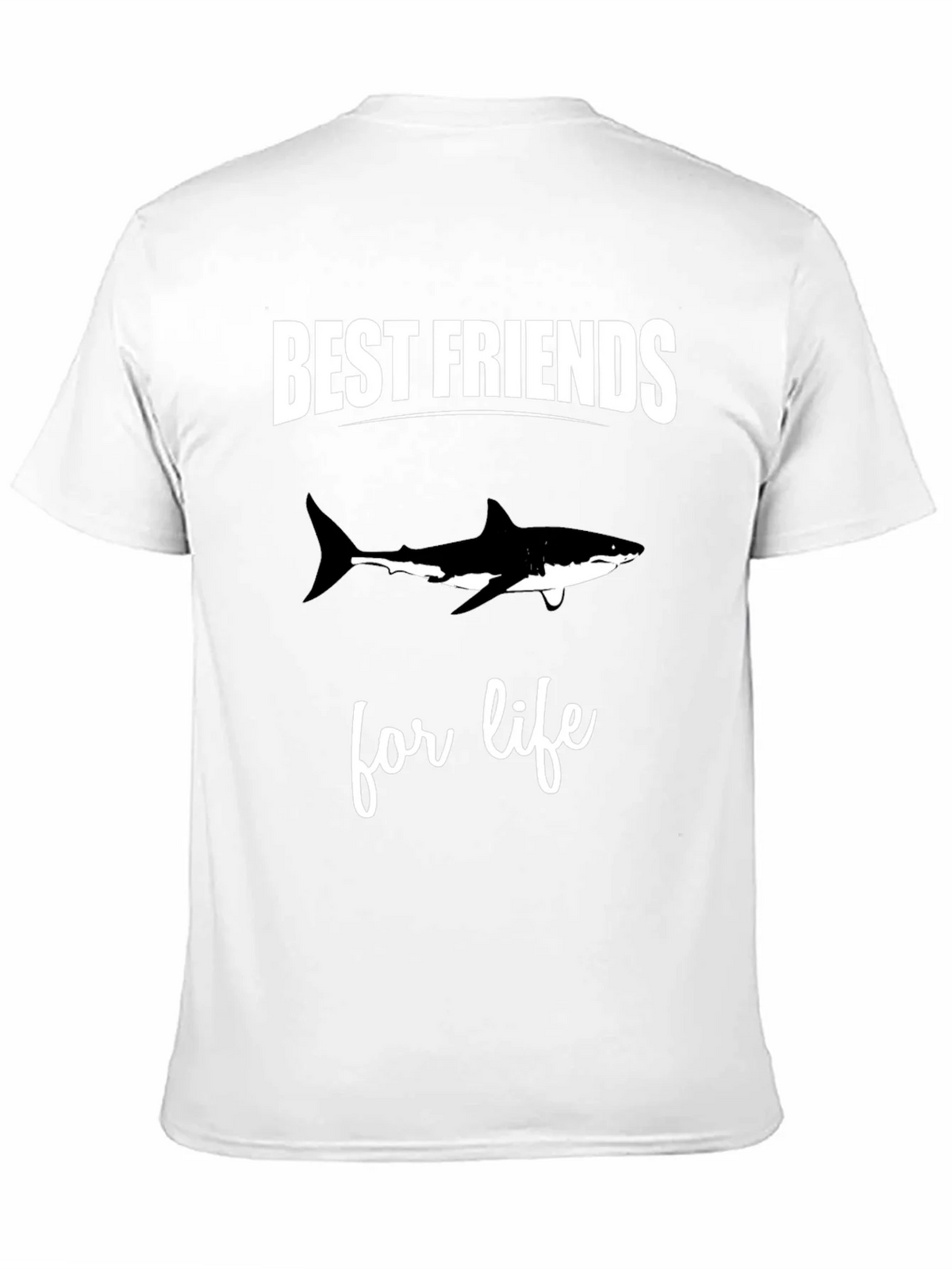 Best Friends Shark Tee - Black Cotton T-Shirt product image 10