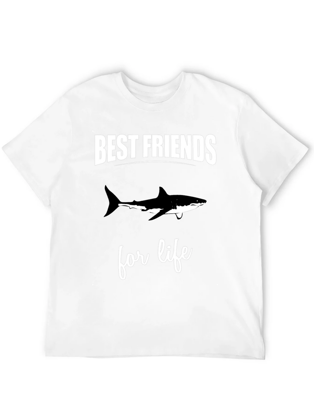 Best Friends Shark Tee - Black Cotton T-Shirt product image 11