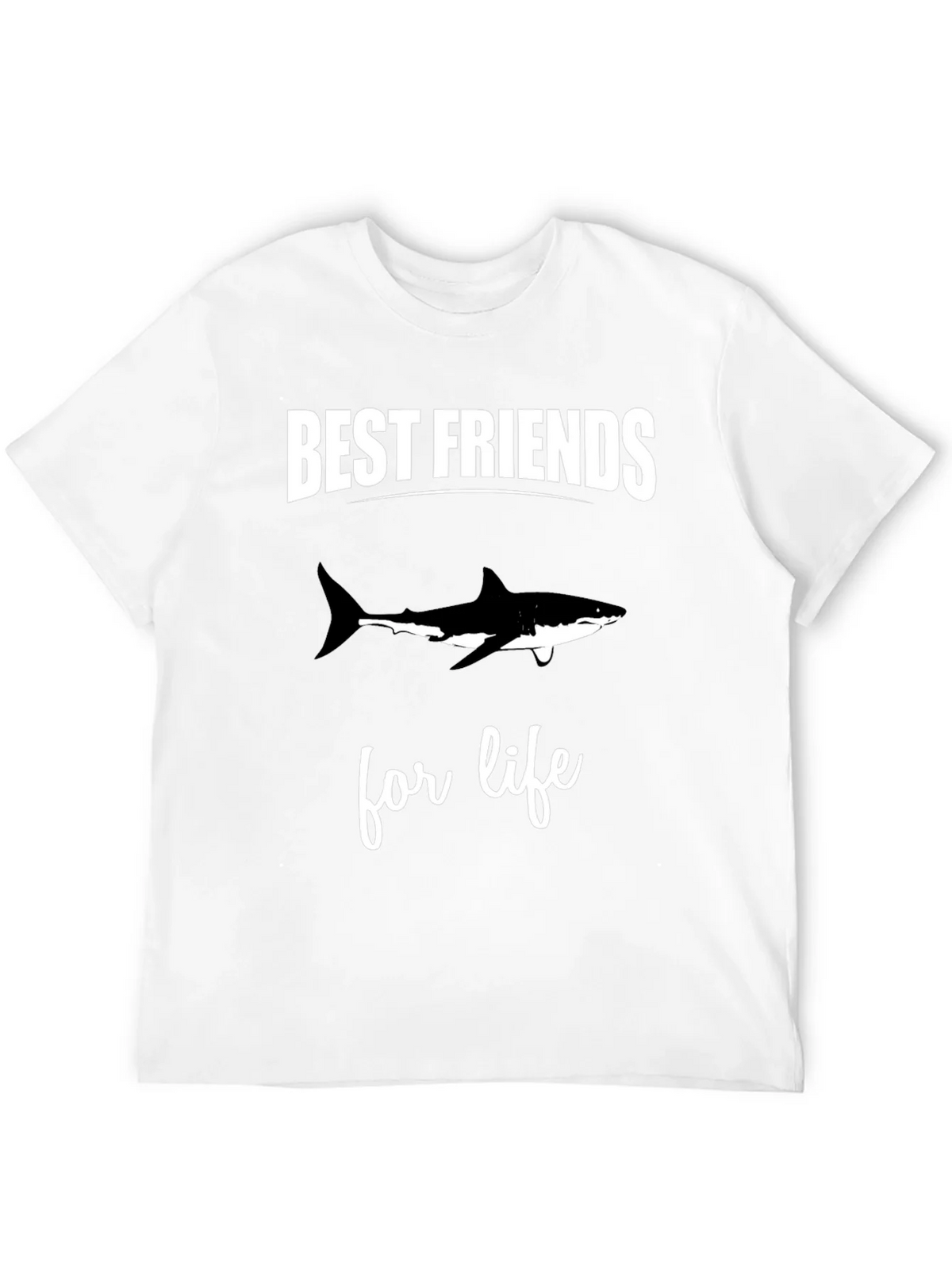 Best Friends Shark Tee - Black Cotton T-Shirt product image 11