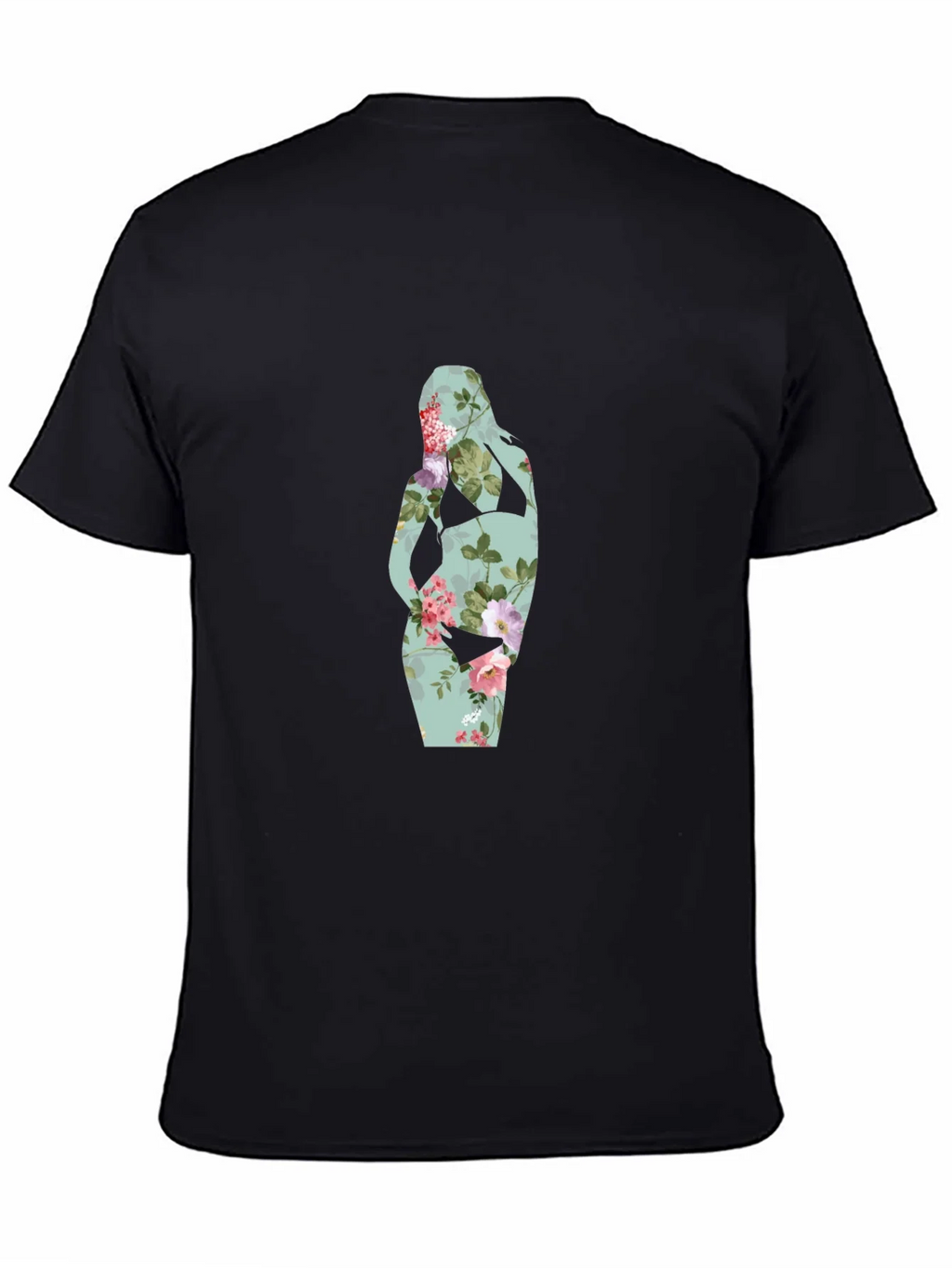 Floral Silhouette Maternity T-Shirt product image 4