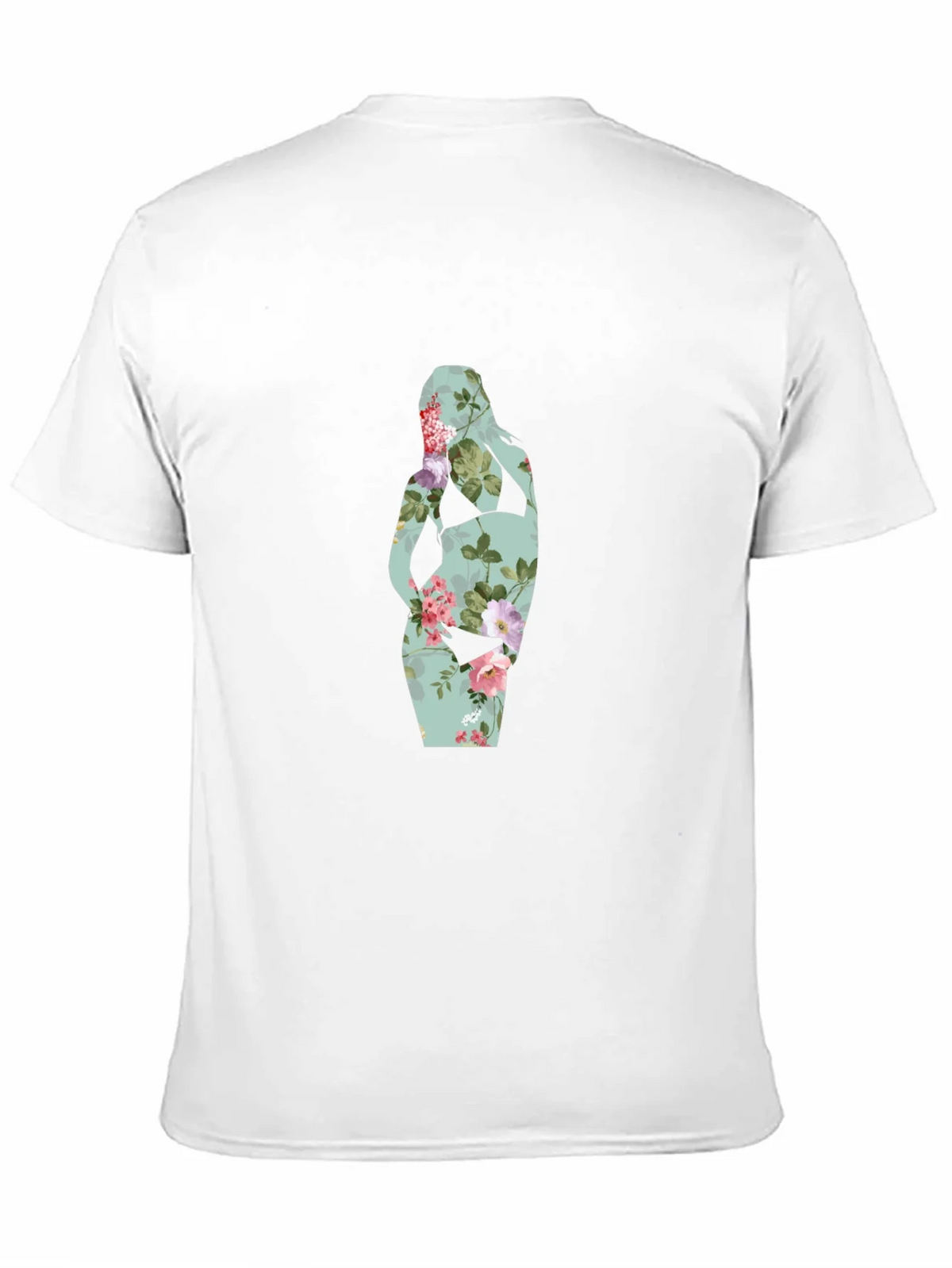 Floral Silhouette Maternity T-Shirt product image 10