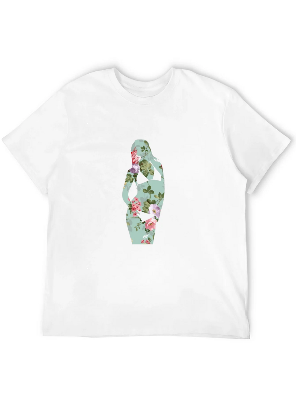 Floral Silhouette Maternity T-Shirt product image 11