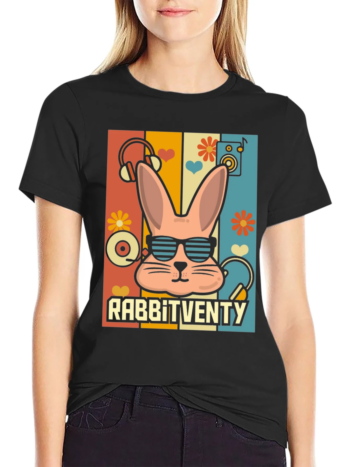 Rabbitventy Retro T-Shirt product image 2