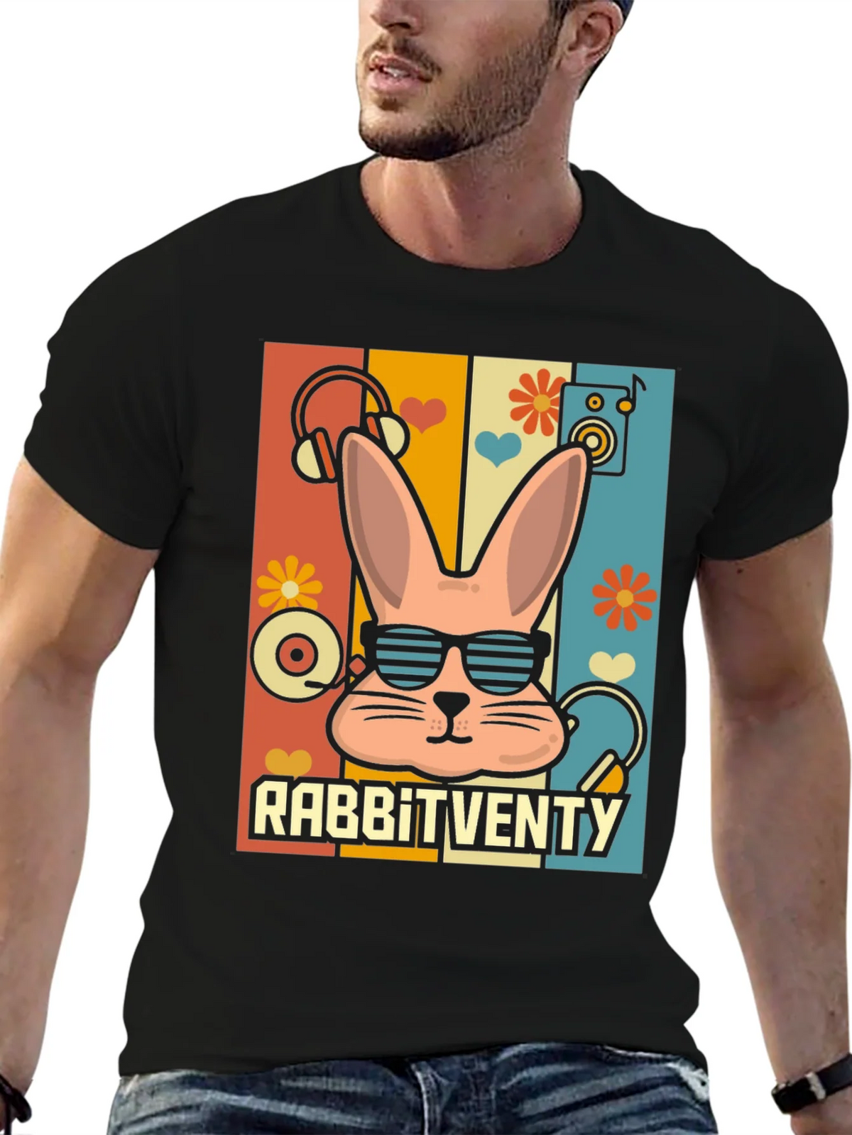 Rabbitventy Retro T-Shirt product image 6