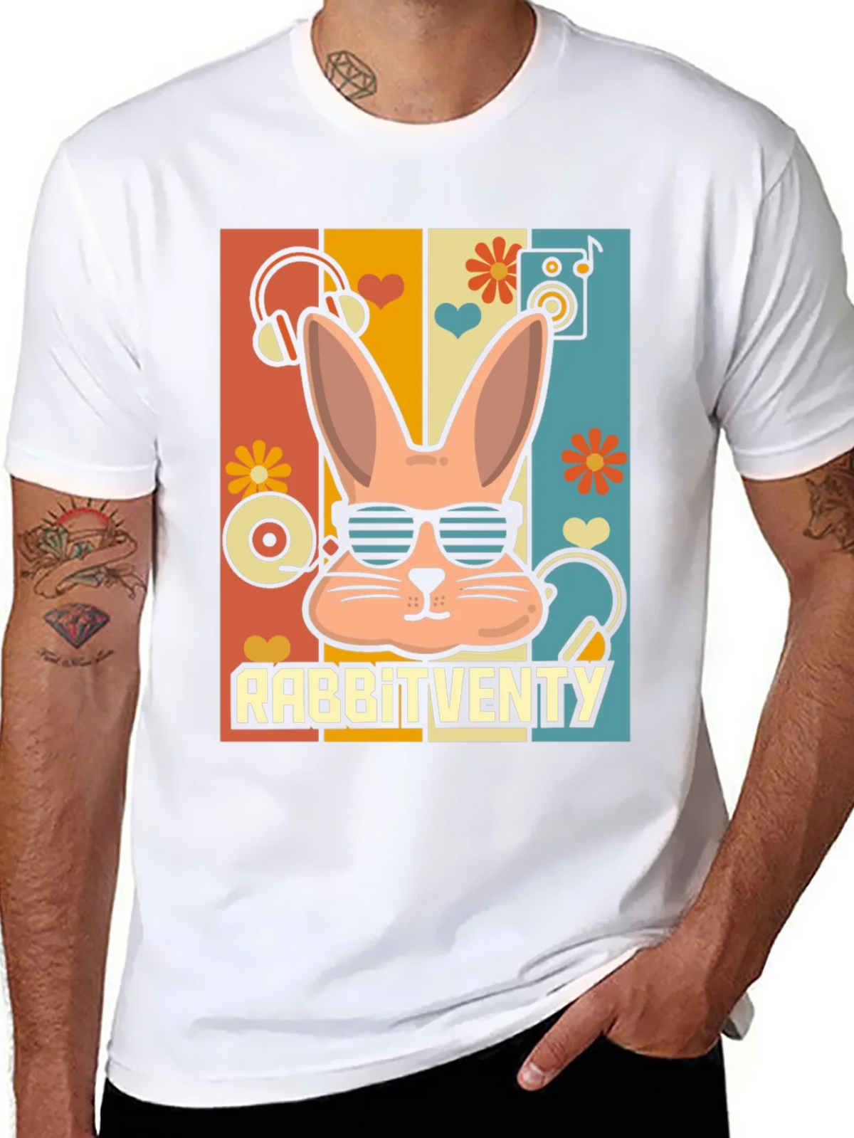 Rabbitventy Retro T-Shirt product image 7