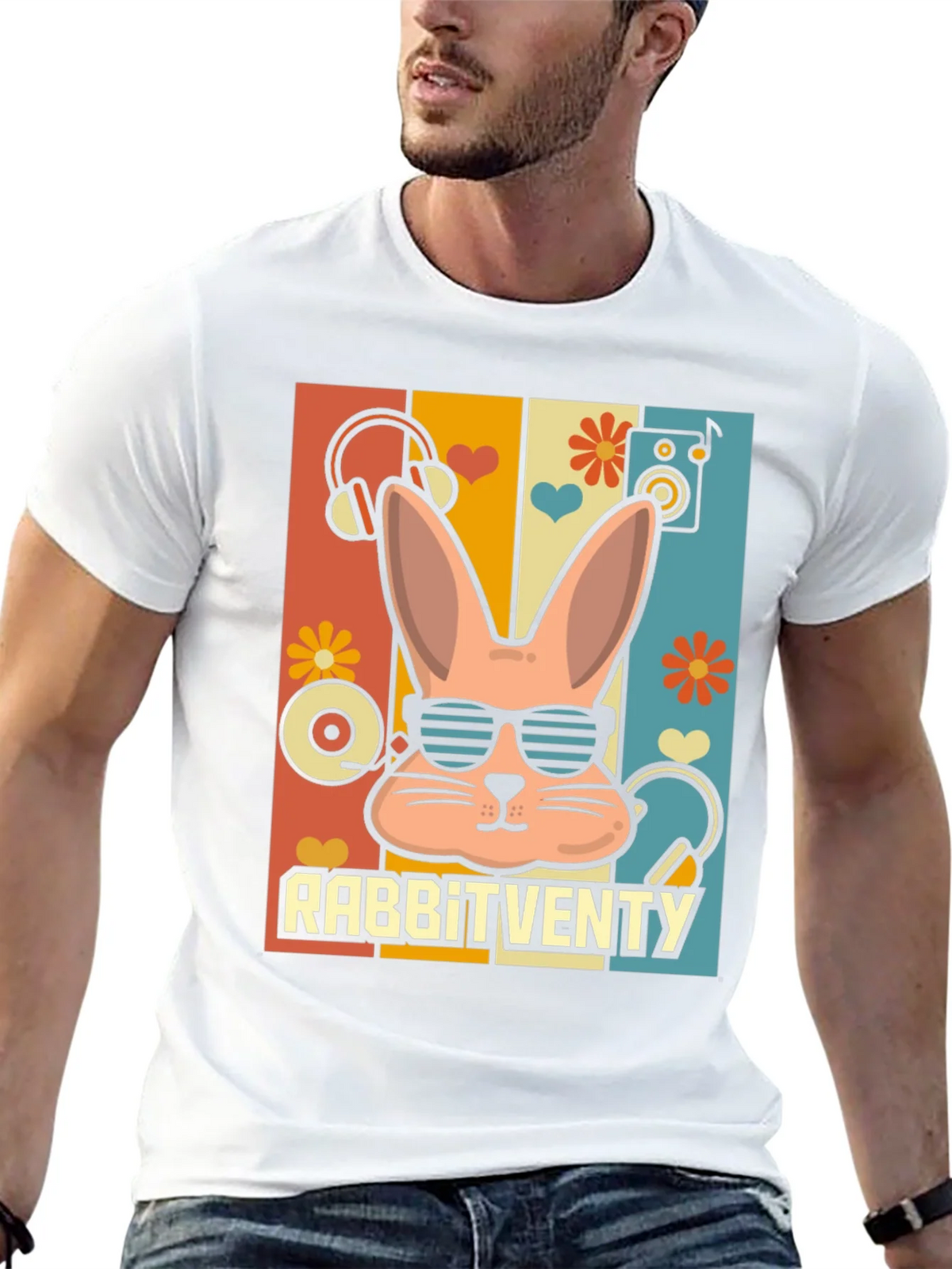 Rabbitventy Retro T-Shirt product image 12