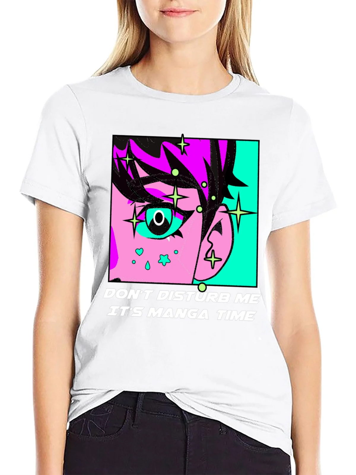 Manga Time Graphic Tee - Black product image 8