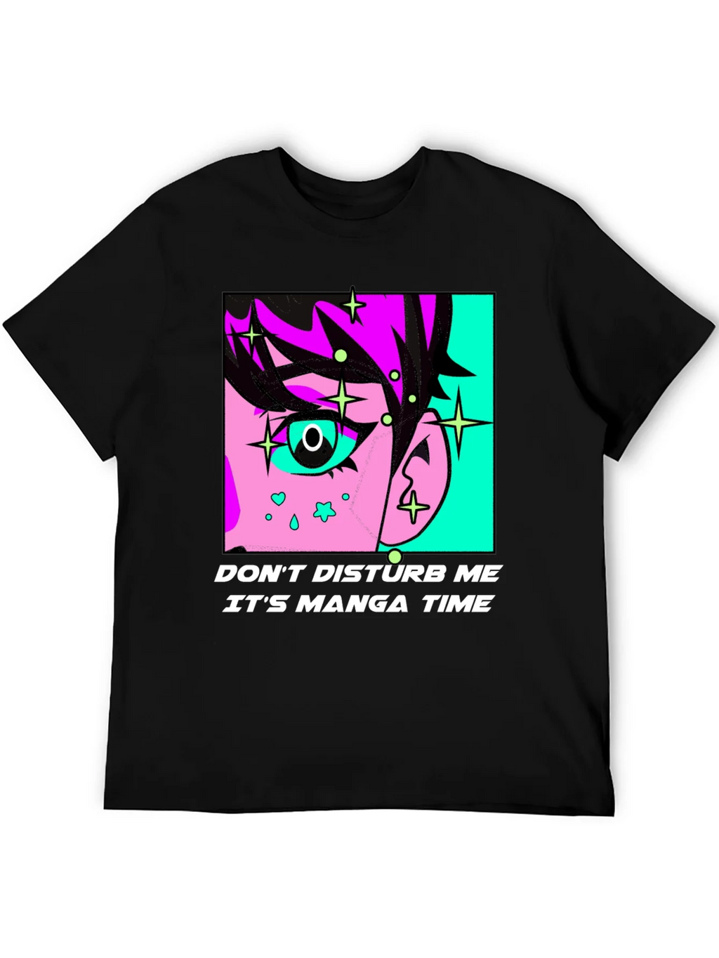 Manga Time Graphic Tee - Black product image 5